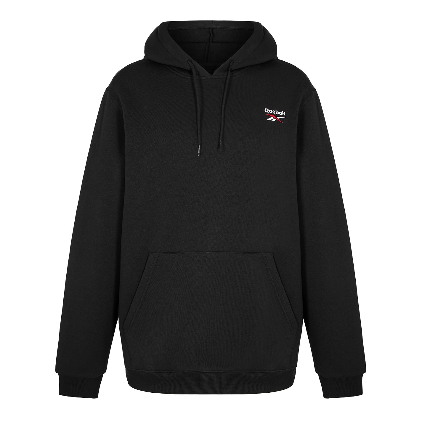 Mikina Reebok Black 6192640 Men's Identity Small Logo Overhead Hoodie - 1