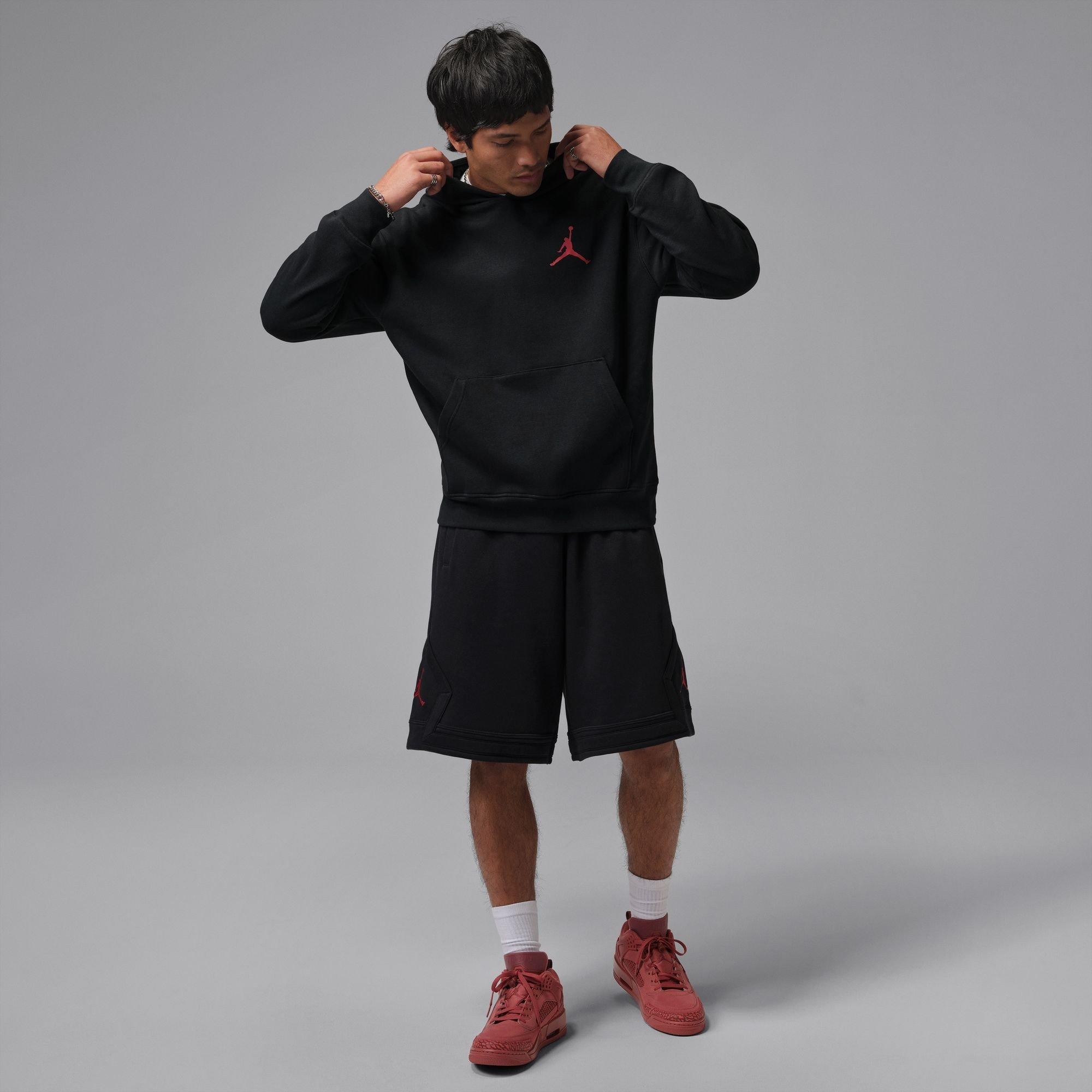 Mikina Air Jordan Black/Gym Red 3425327 Jordan Jump Flc OTH Sn00 - 5