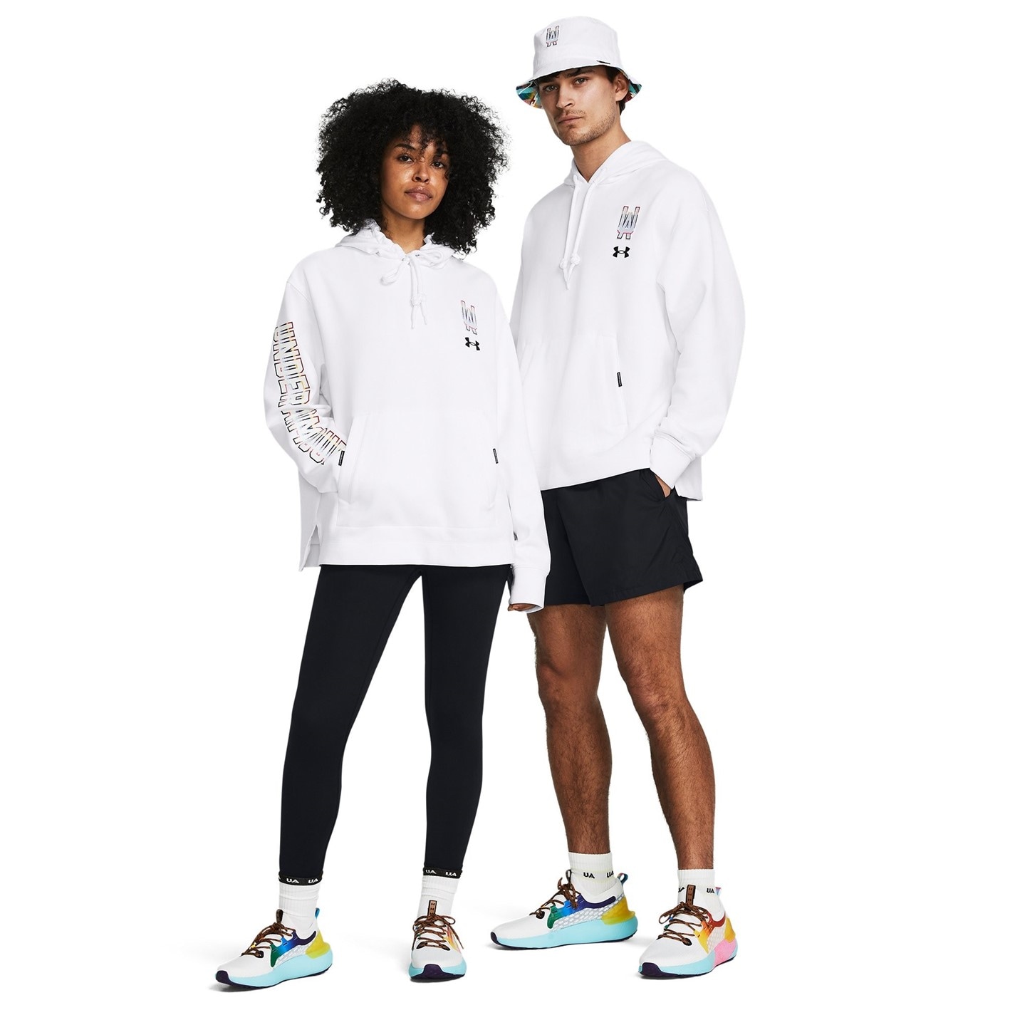 Mikina Under Armour White 2867733 Men's Pride Hoodie - 2