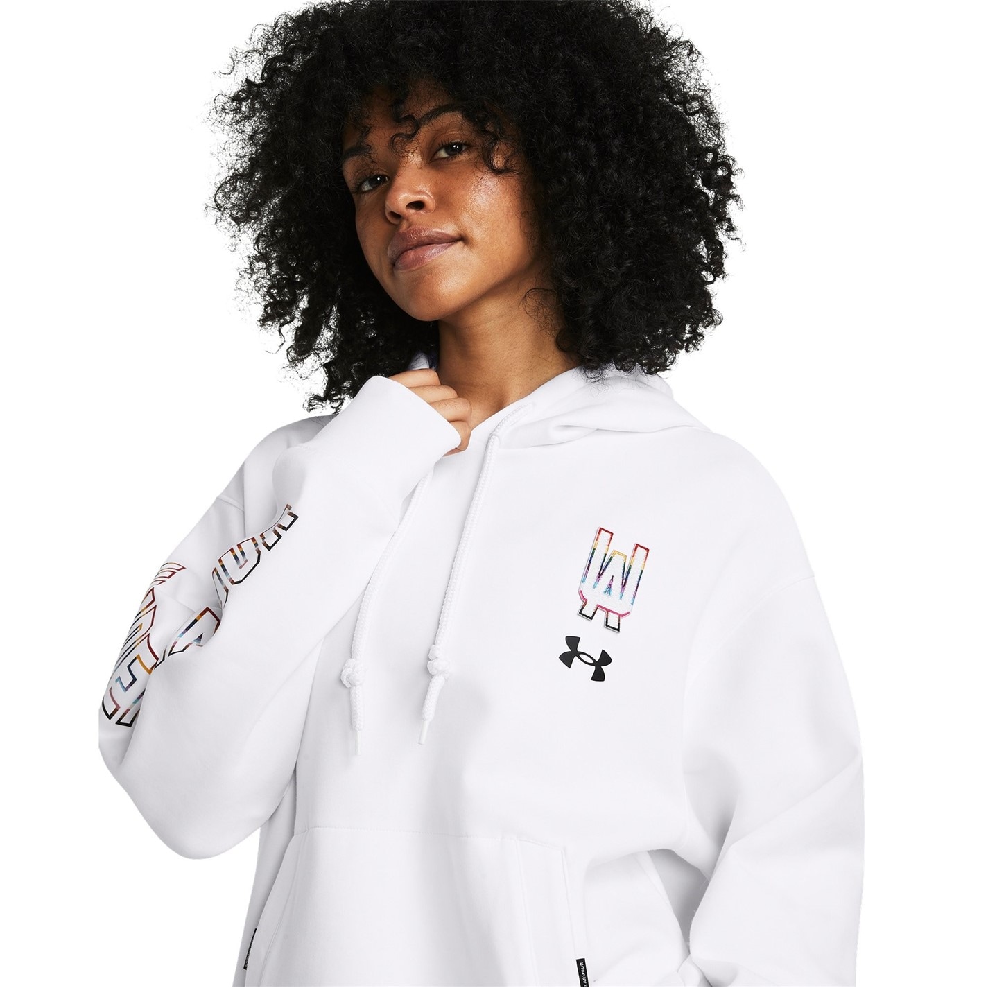 Mikina Under Armour White 2867733 Men's Pride Hoodie - 5