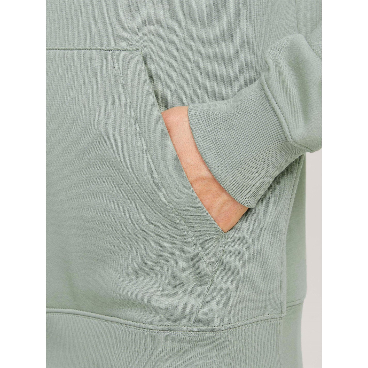 Mikina Jack and Jones Iceberg Green 4330673 Men's Basic Hoodie - 4