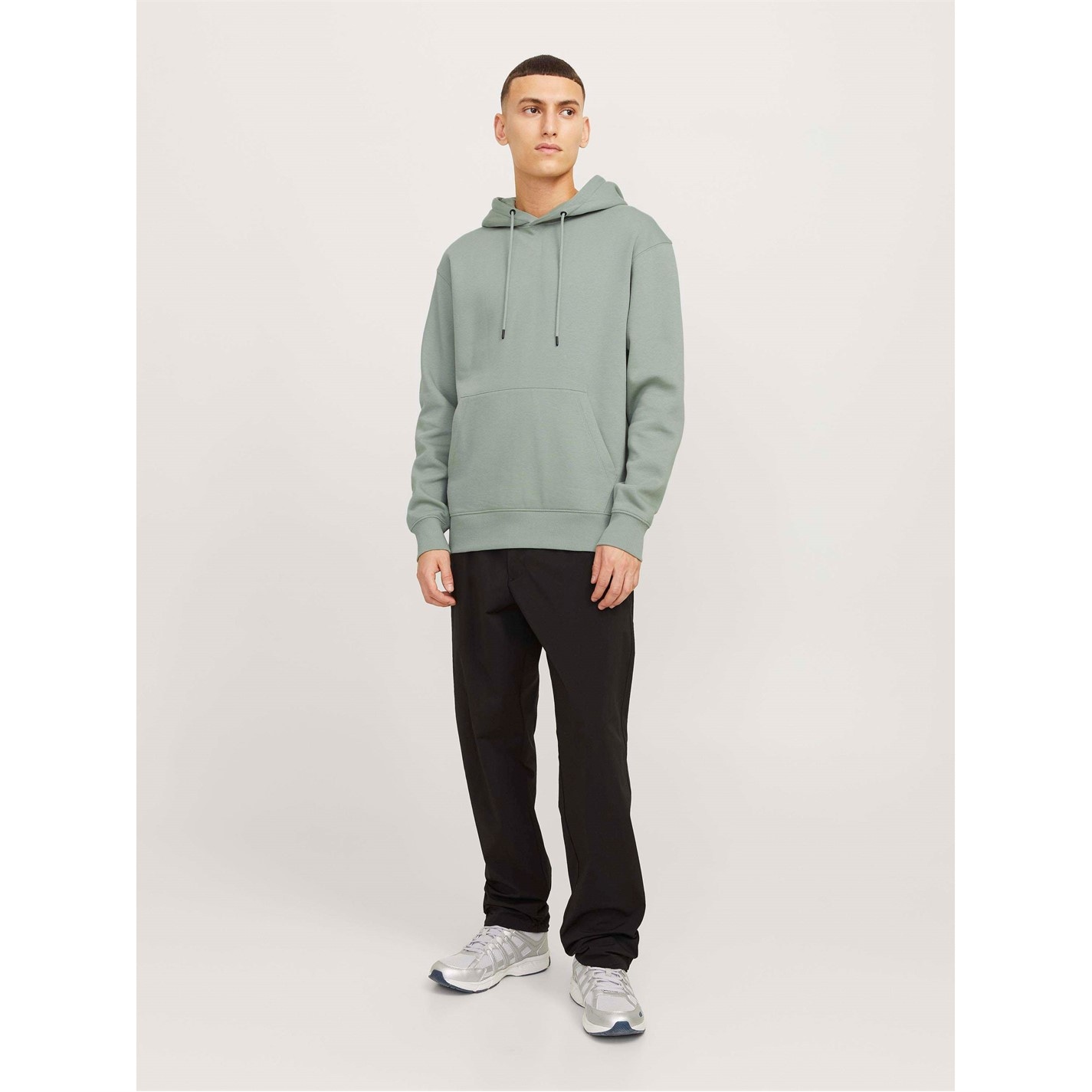 Mikina Jack and Jones Iceberg Green 4330673 Men's Basic Hoodie - 7