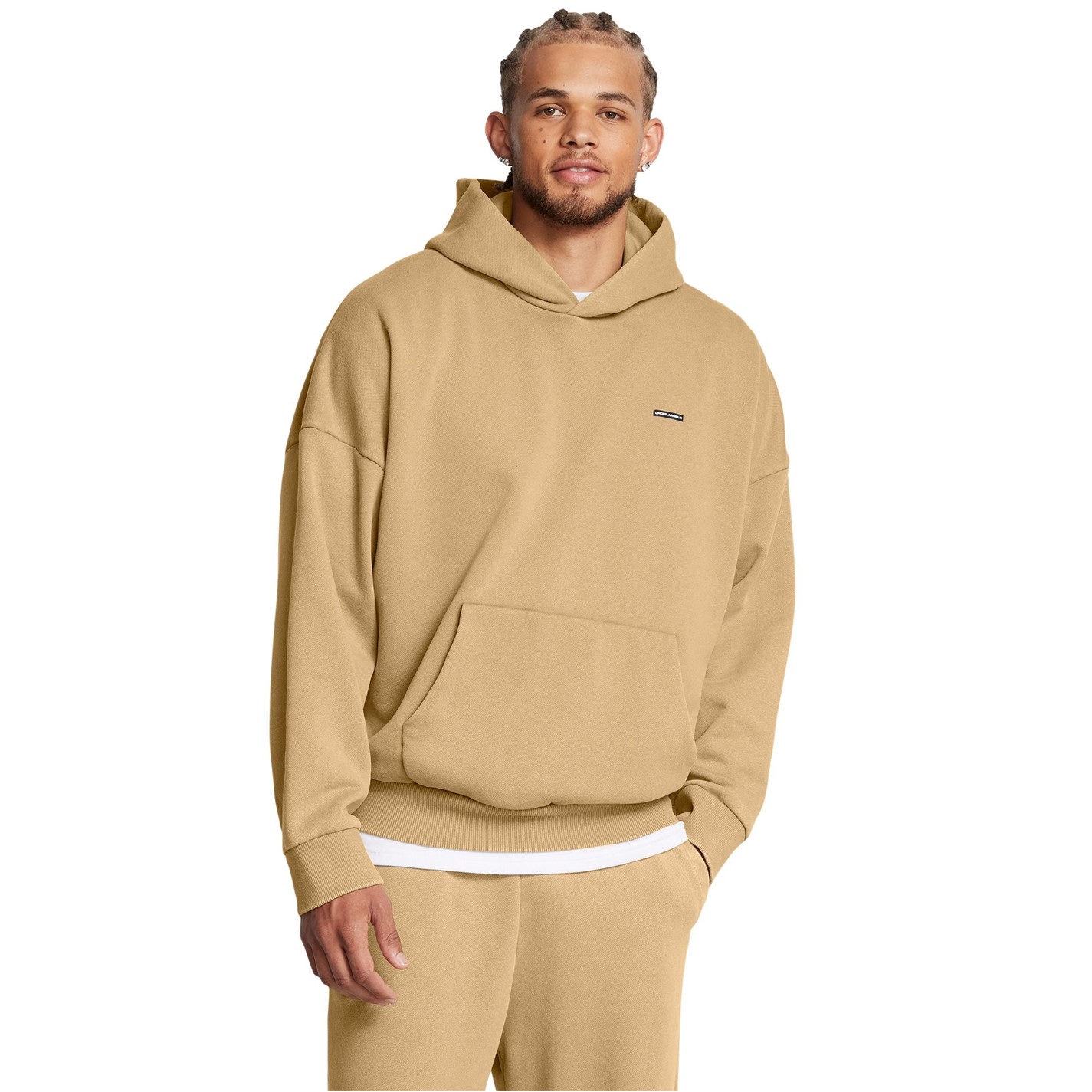 Mikina Under Armour Brown 5944571 Men's Icon Hoodie - 3