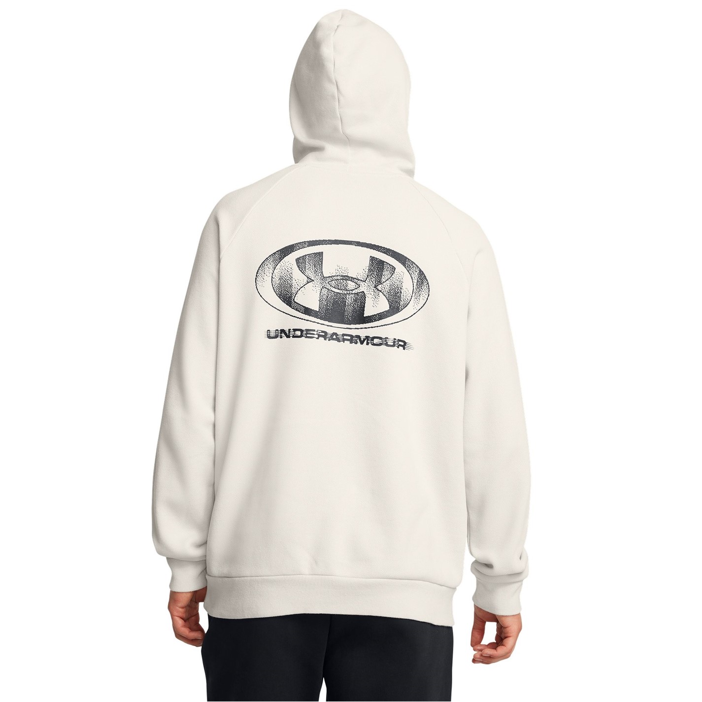 Mikina Under Armour White 904991 Men's Rival Fleece Hoodie - 4