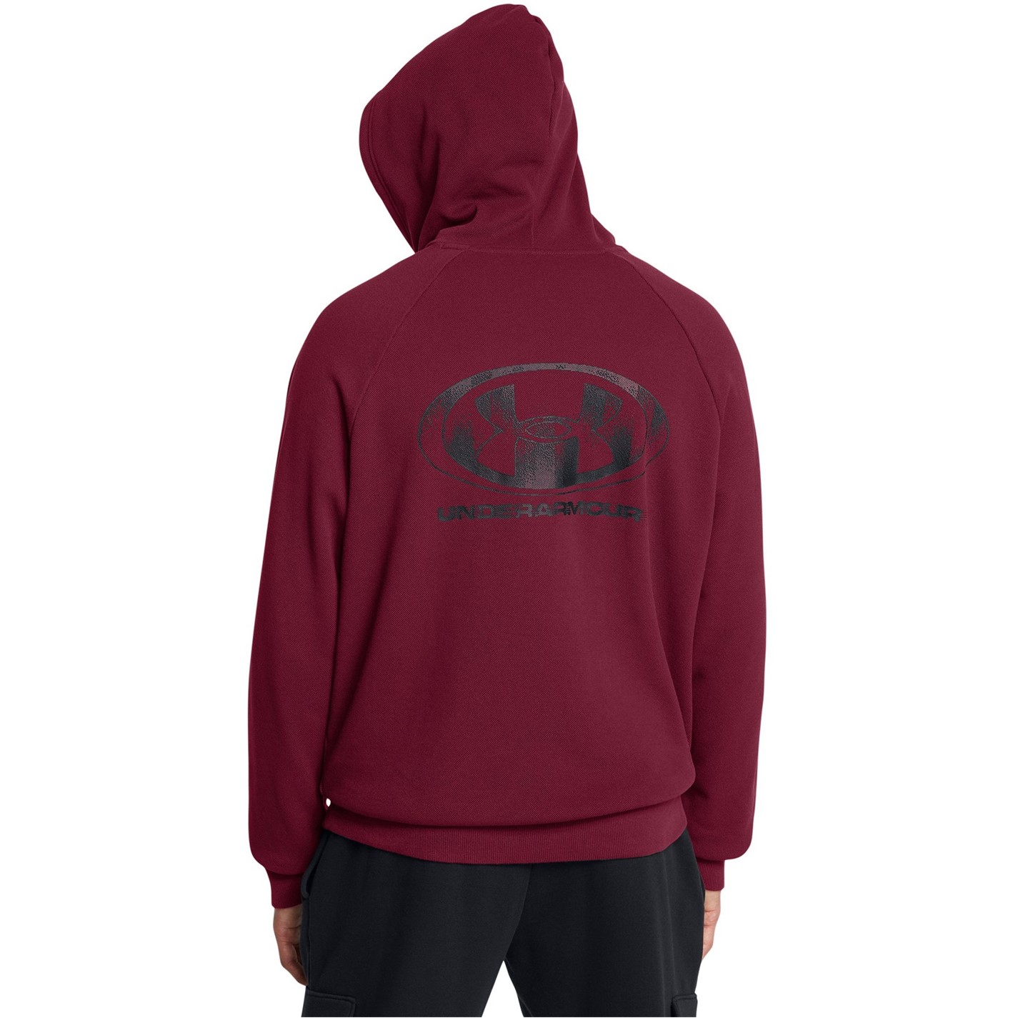 Mikina Under Armour Red 9130390 Men's Rival Fleece Hoodie - 4
