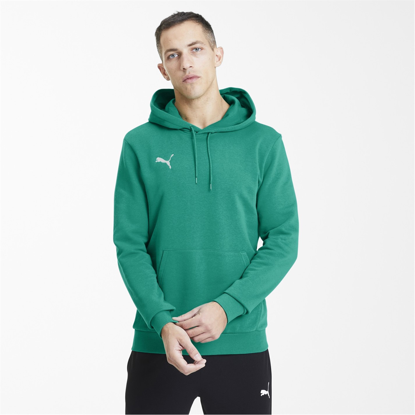 Mikina Puma Pepper Green 6069238 Men's Teamgoal 23 Casual Hoodie - 3