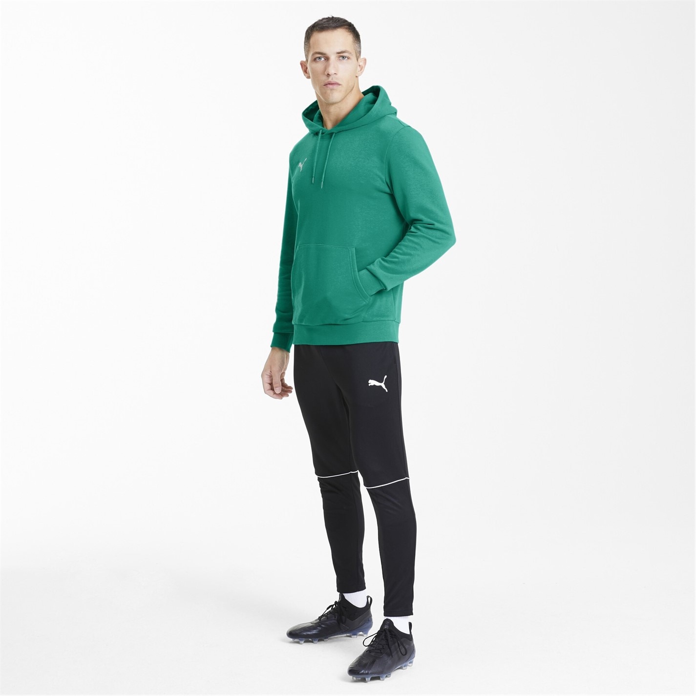 Mikina Puma Pepper Green 6069238 Men's Teamgoal 23 Casual Hoodie - 5