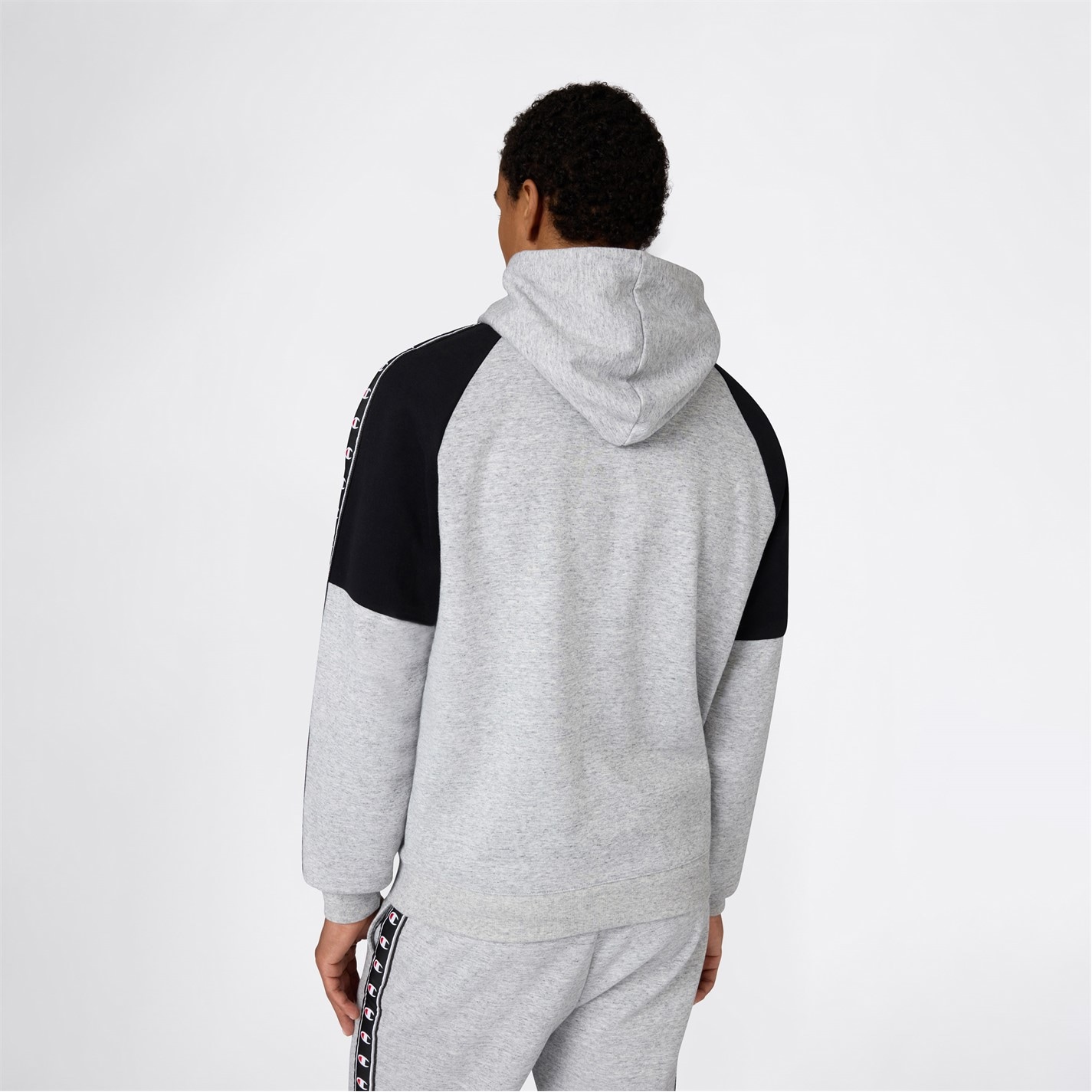 Mikina Champion Grey Marl 9230628 Men's Overhead Hoodie - 3