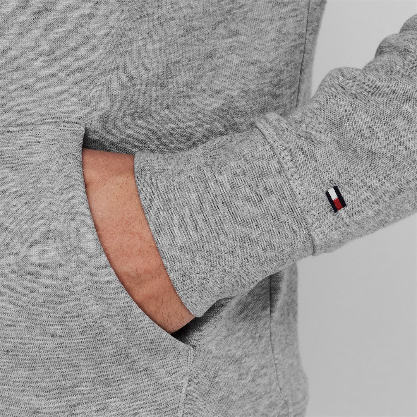 Mikina Tommy Hilfiger Cloud 501 6583030 Logo Hoodie - 6