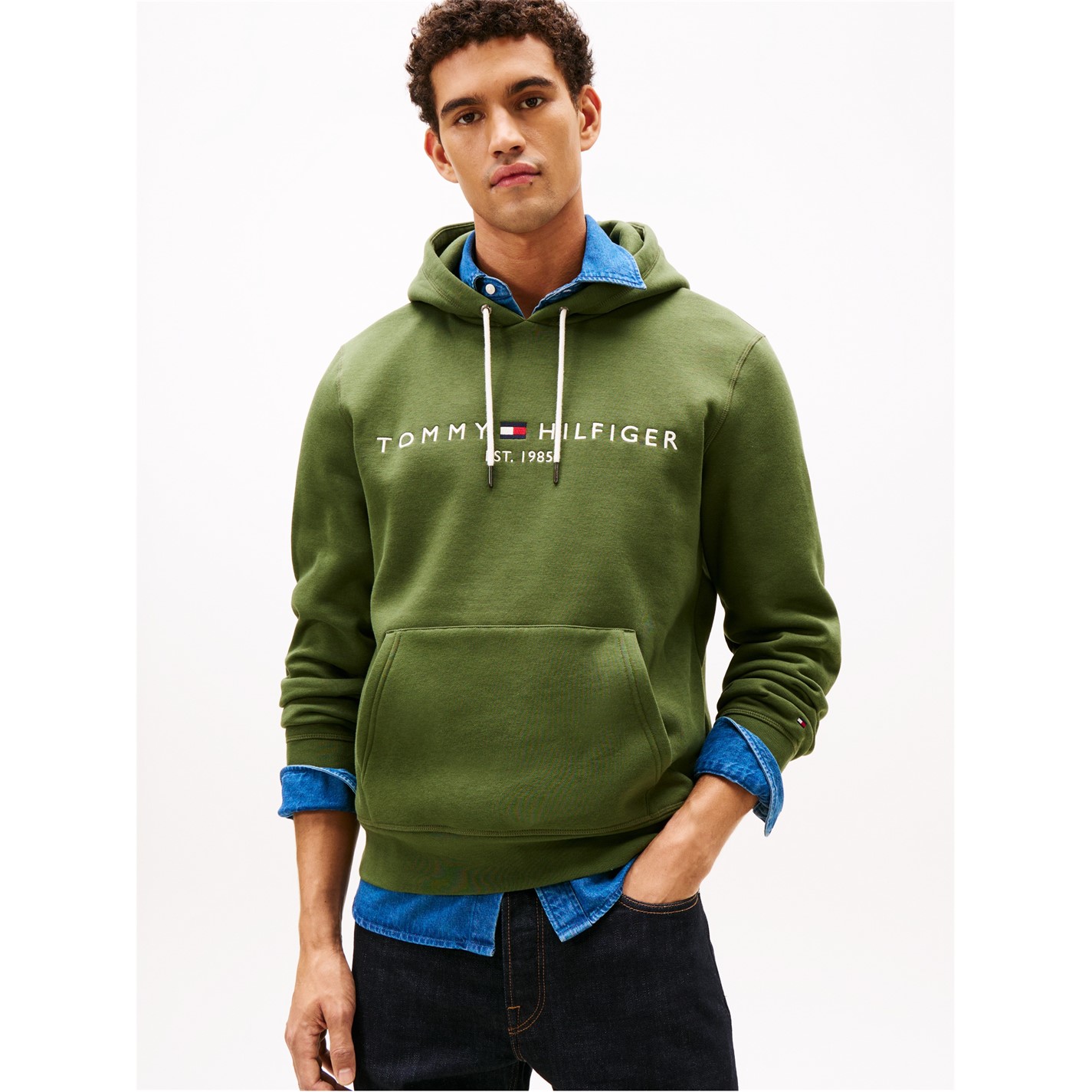 Mikina Tommy Hilfiger Mountain Pine 5954403 Logo Hoodie - 2