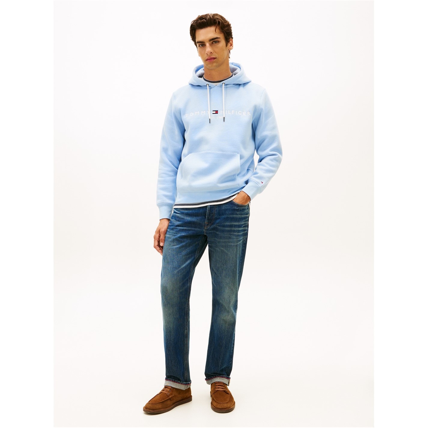 Mikina Tommy Hilfiger Well Water 510276 Logo Hoodie - 4
