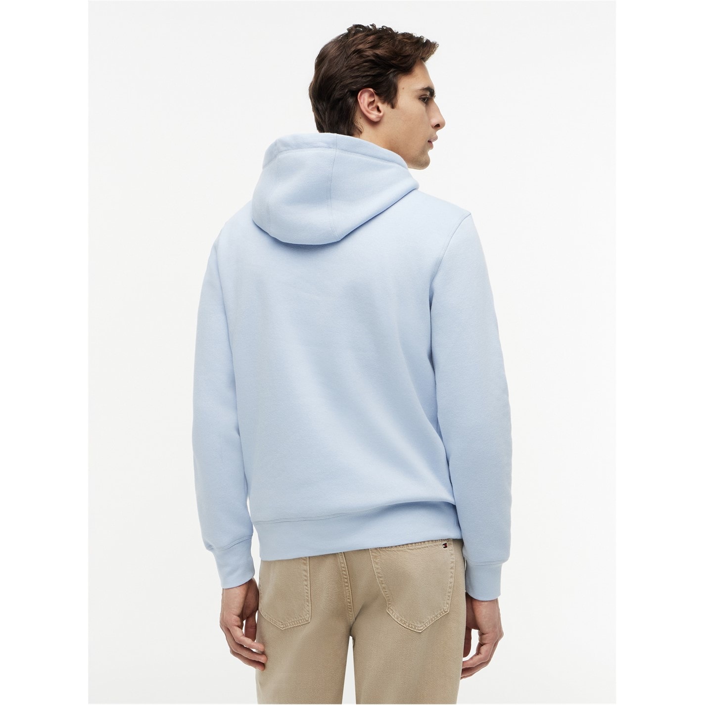 Mikina Tommy Hilfiger Breezy Blue 5247992 Logo Hoodie - 5