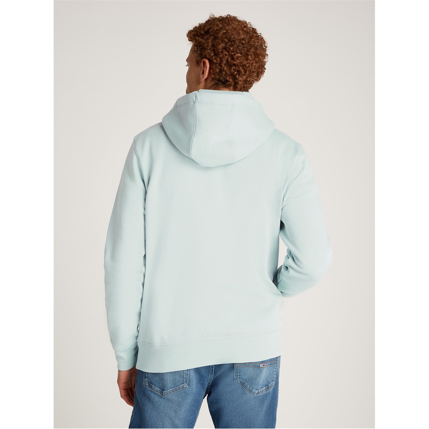 Mikina Tommy Hilfiger Breezy Blue C1O 4059711 Logo Hoodie - 4