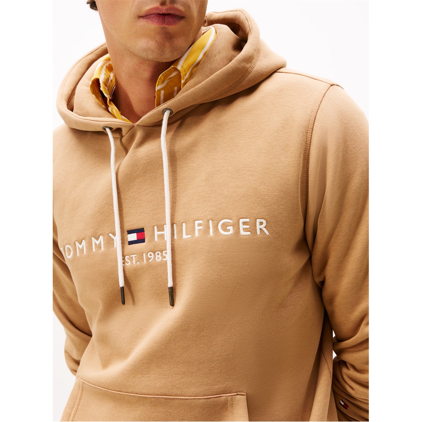 Mikina Tommy Hilfiger Timeless Camel 9326544 Logo Hoodie - 2