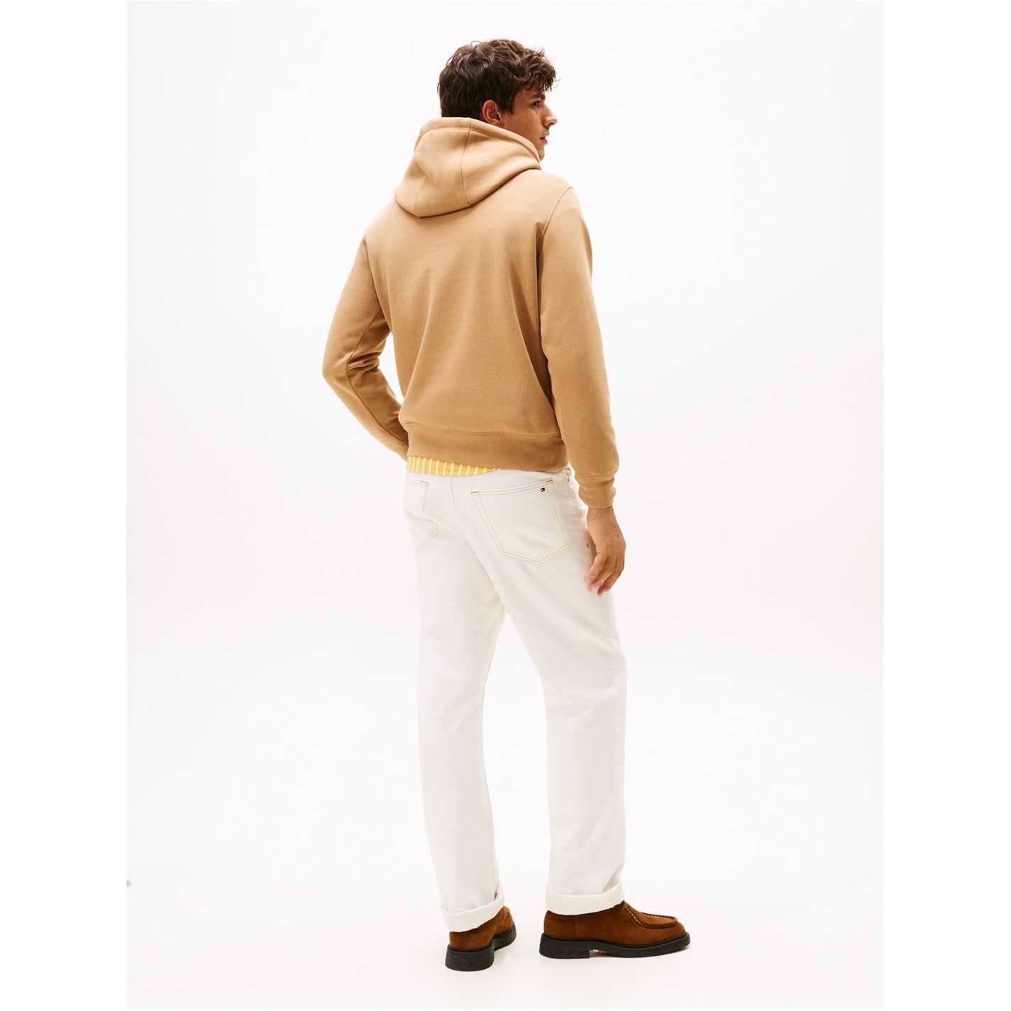 Mikina Tommy Hilfiger Timeless Camel 9326544 Logo Hoodie - 5