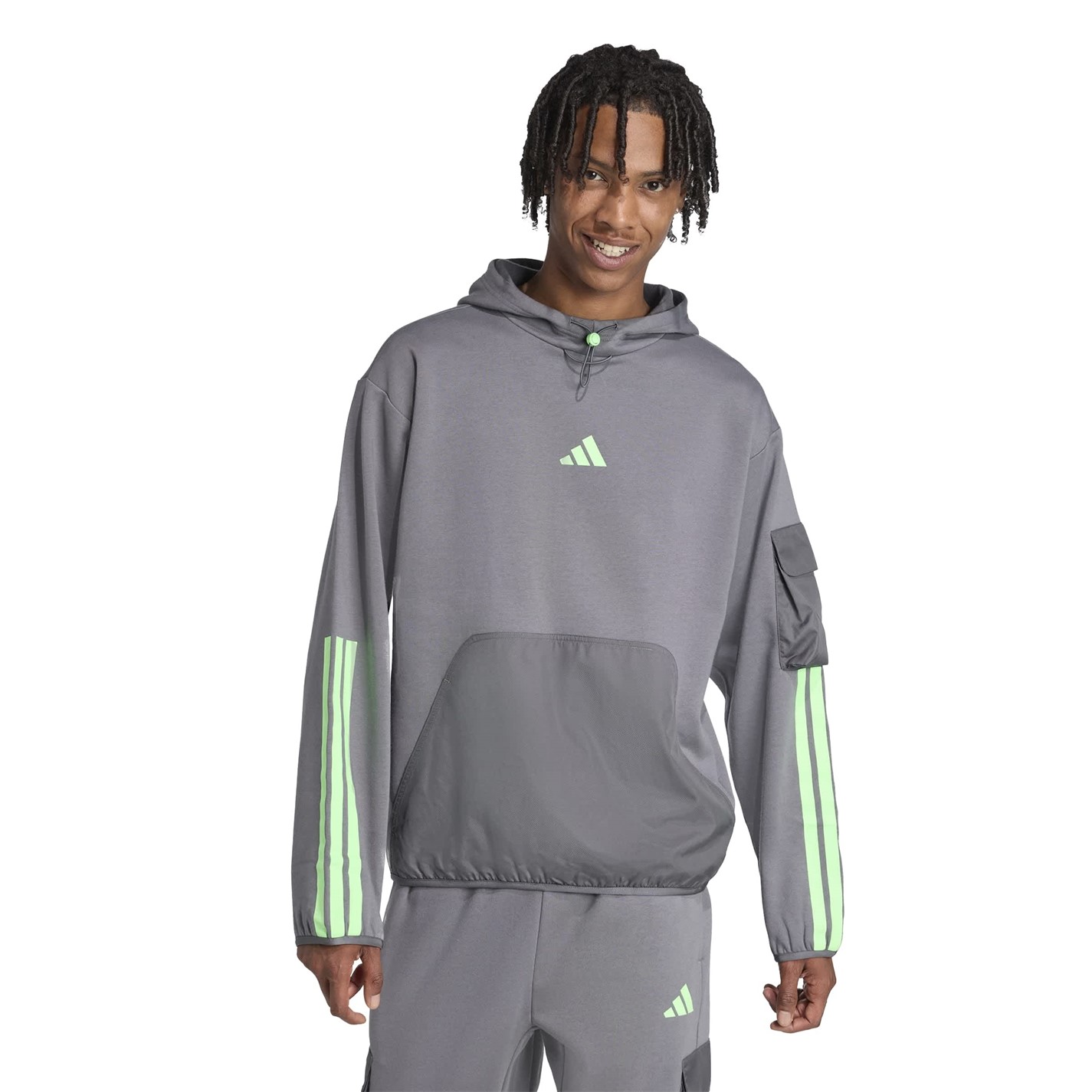 Mikina adidas Carbon 9509218 Utility Hoodie Mens - 2