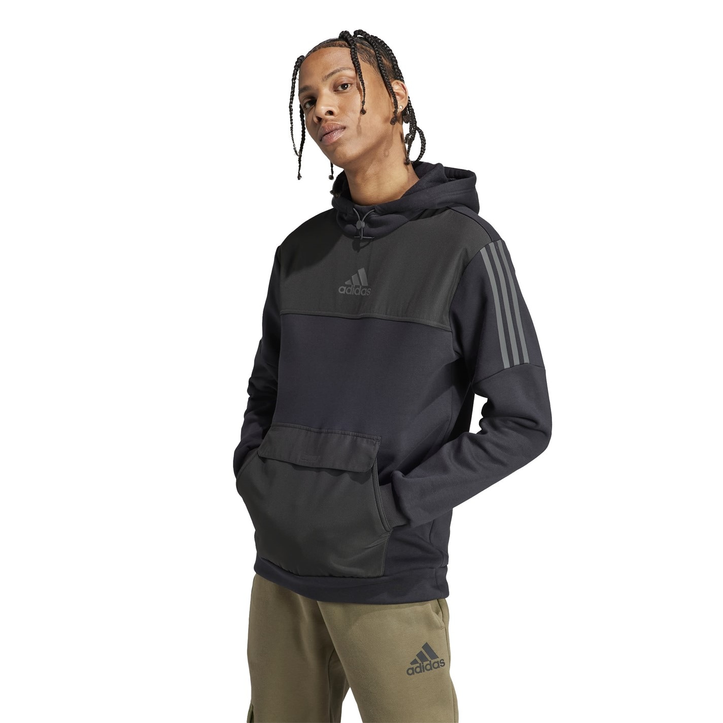 Mikina adidas Black 3562662 Utility Hoodie Mens - 2