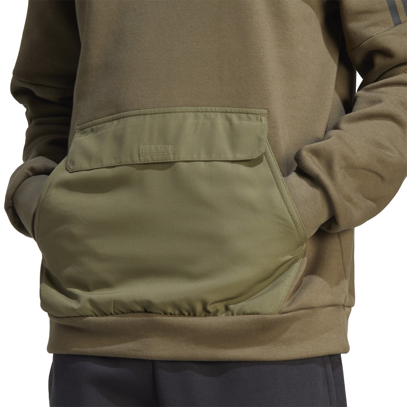 Mikina adidas Khaki 6060378 Utility Hoodie Mens - 6