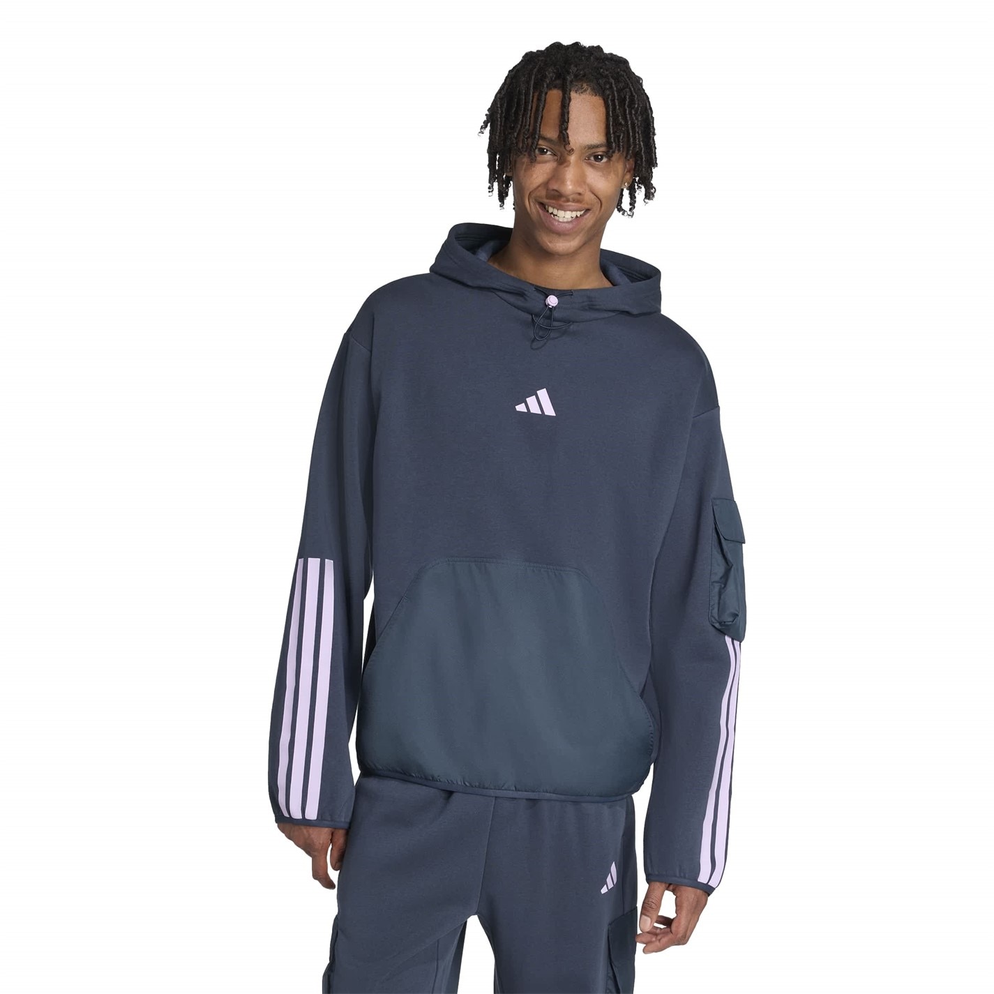 Mikina adidas Navy 6951476 Utility Hoodie Mens - 2