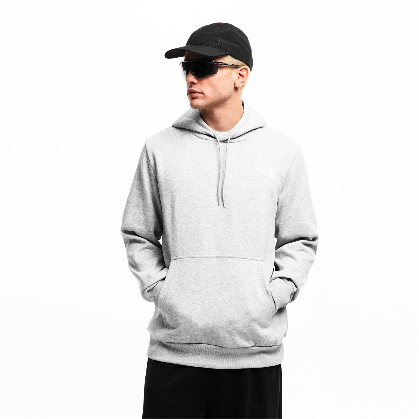 Mikina The North Face TNF Pale Grey 4702319 Simple Dome Hoodie Mens - 3