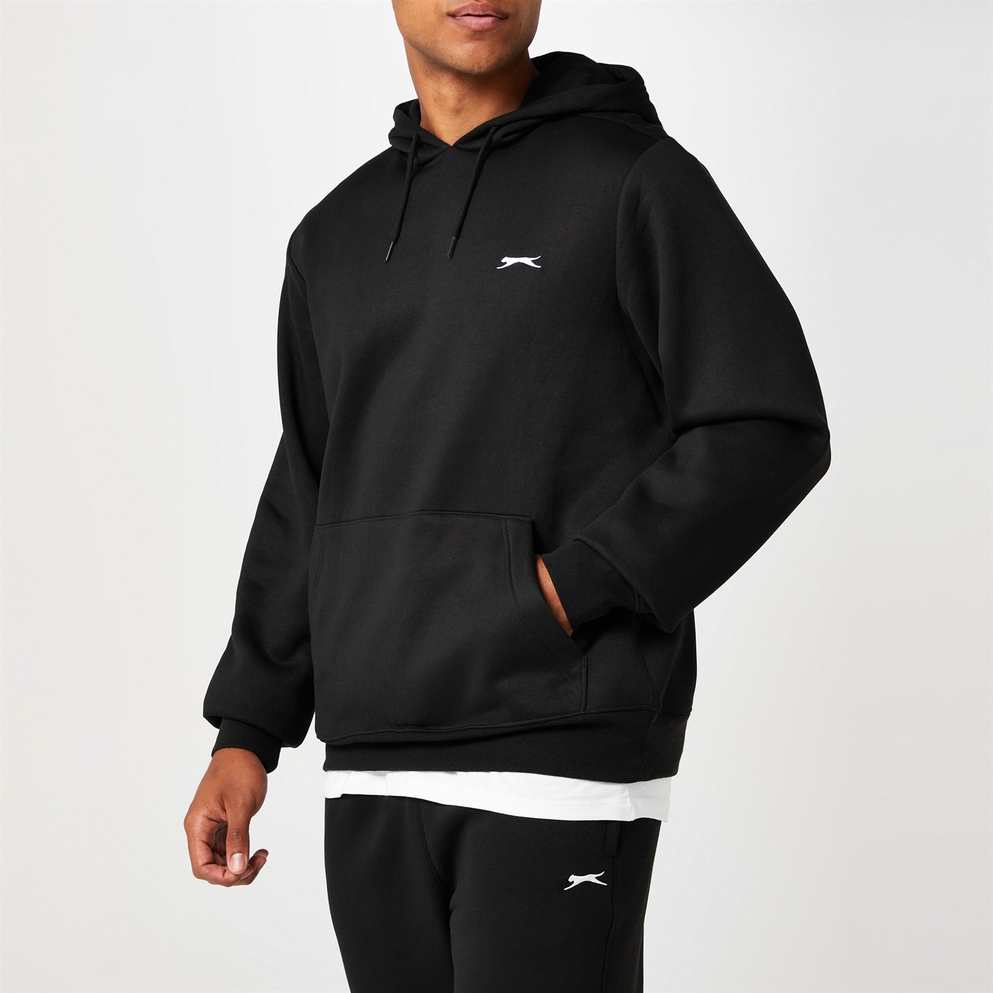 Slazenger Fleece Hoodie Mens - 4