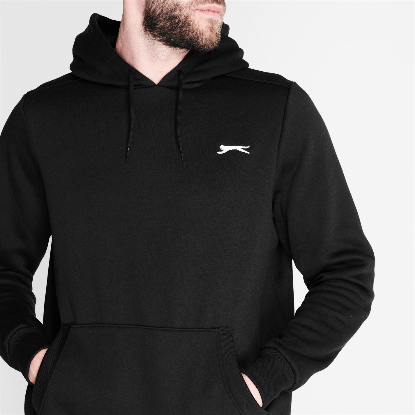 Slazenger Fleece Hoodie Mens - 5