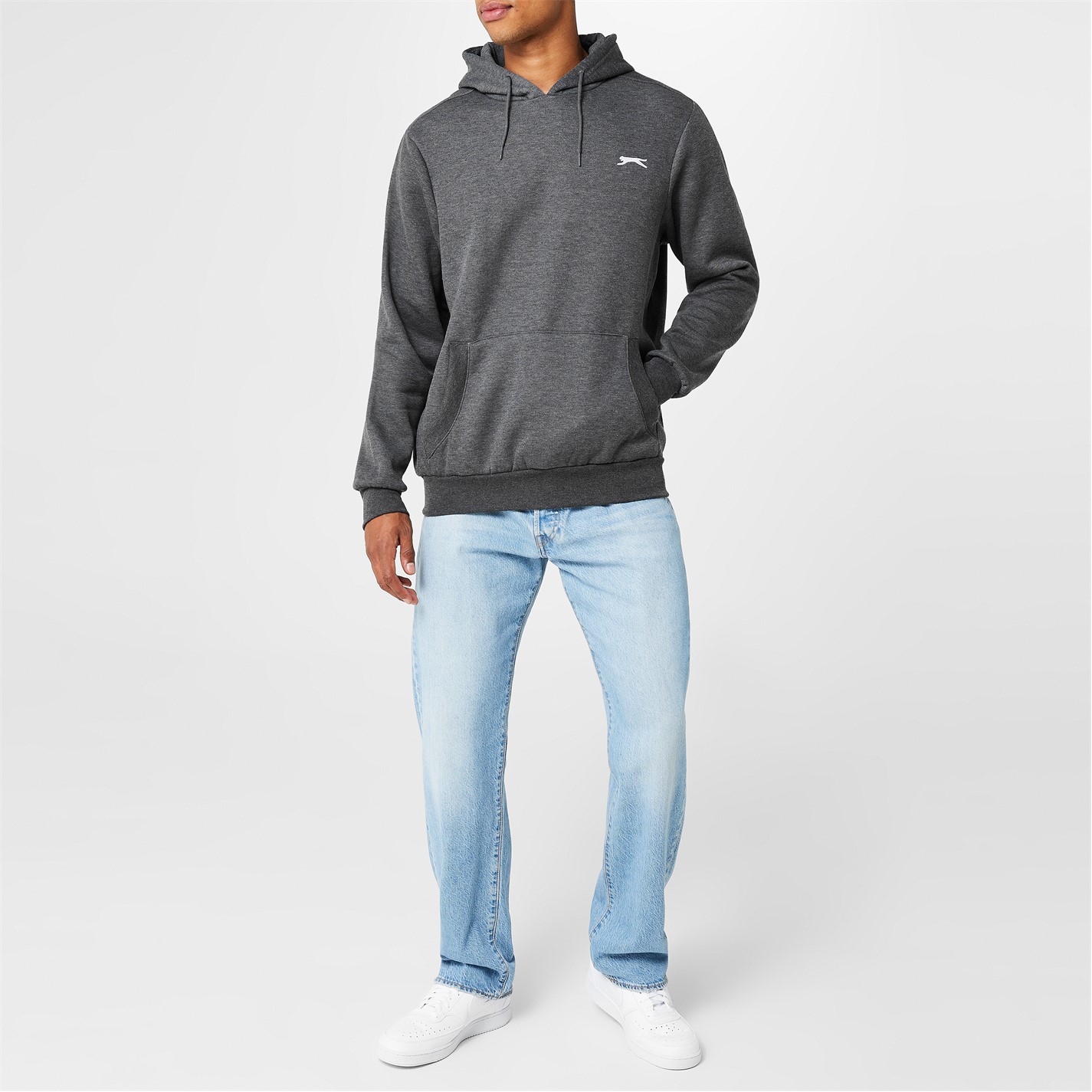 Slazenger Fleece Hoodie Mens - 2