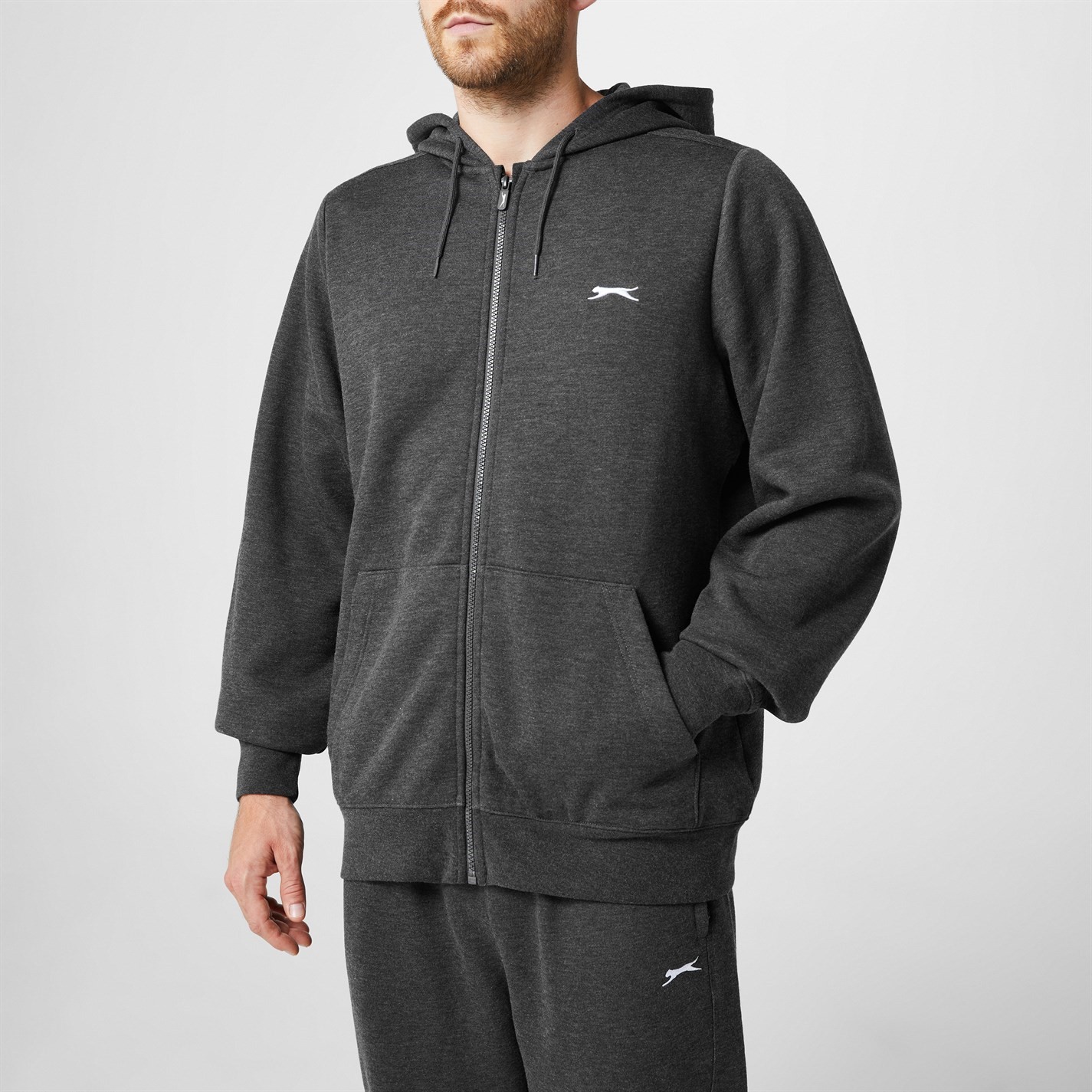 Slazenger Full Zip Hoodie Mens - 3