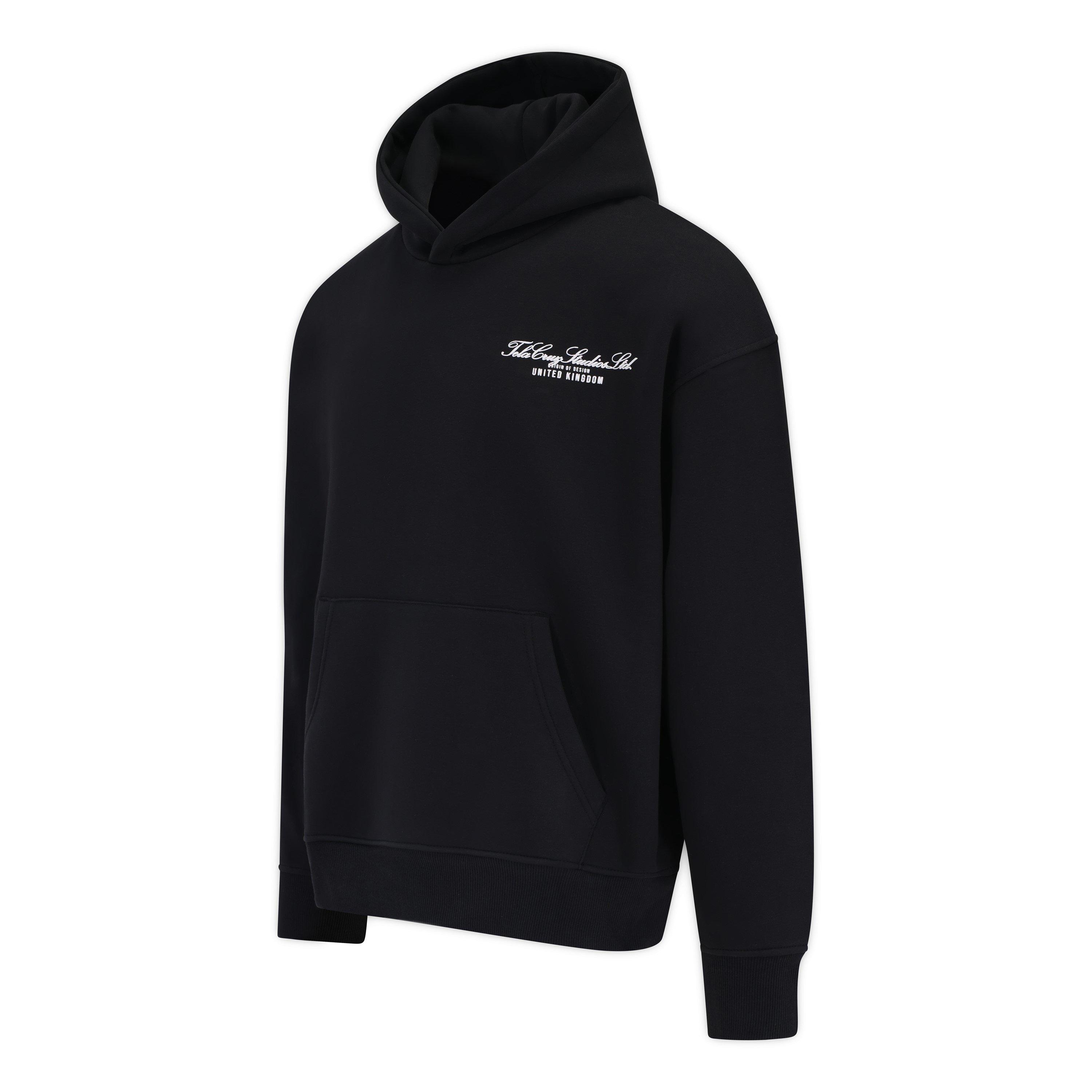 Mikina Tela Cruz Black 7932606 Men's Studio Overhead Hoodie - 5