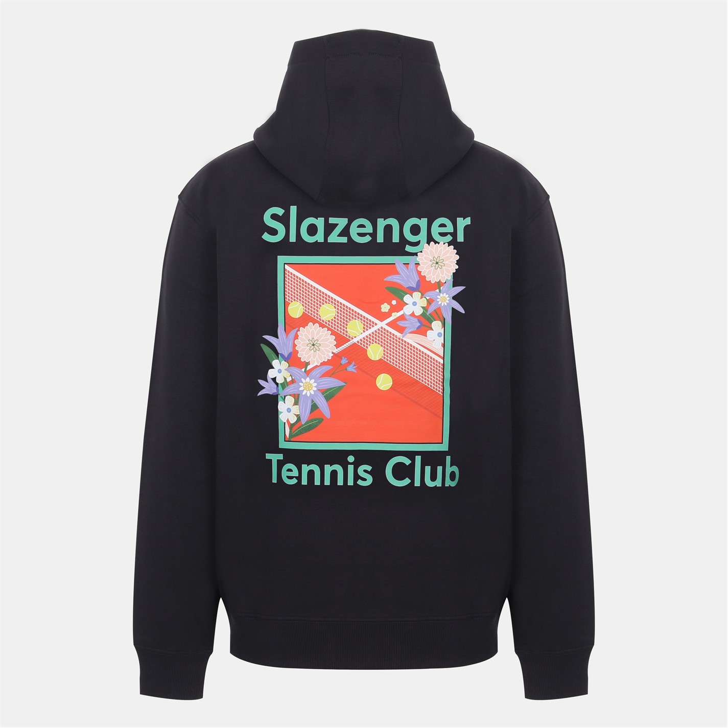 Mikina Slazenger Black 6254115 Men's Slaz Tennis Club Hoodie - 2