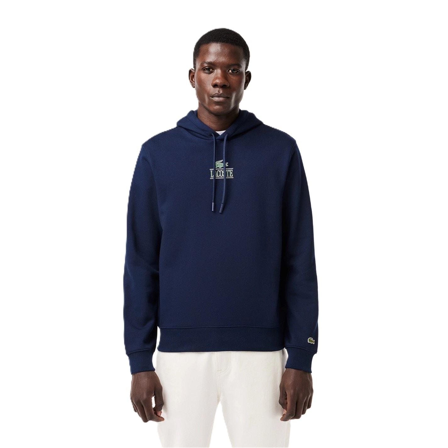 Mikina Lacoste Navy Blue 8950308 Logo Hoodie - 1