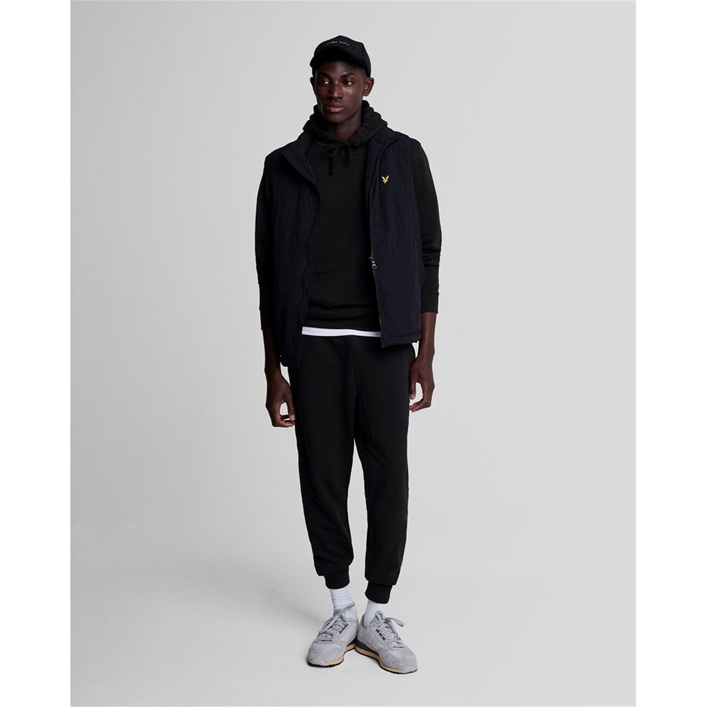 Mikina Lyle and Scott Jet Black Z865 8771395 Basic Logo Hoodie - 2