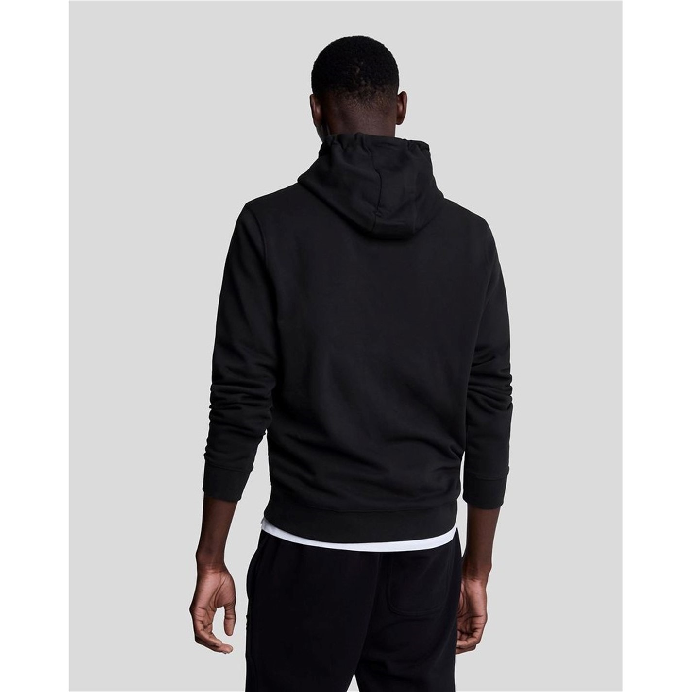 Mikina Lyle and Scott Jet Black Z865 8771395 Basic Logo Hoodie - 3