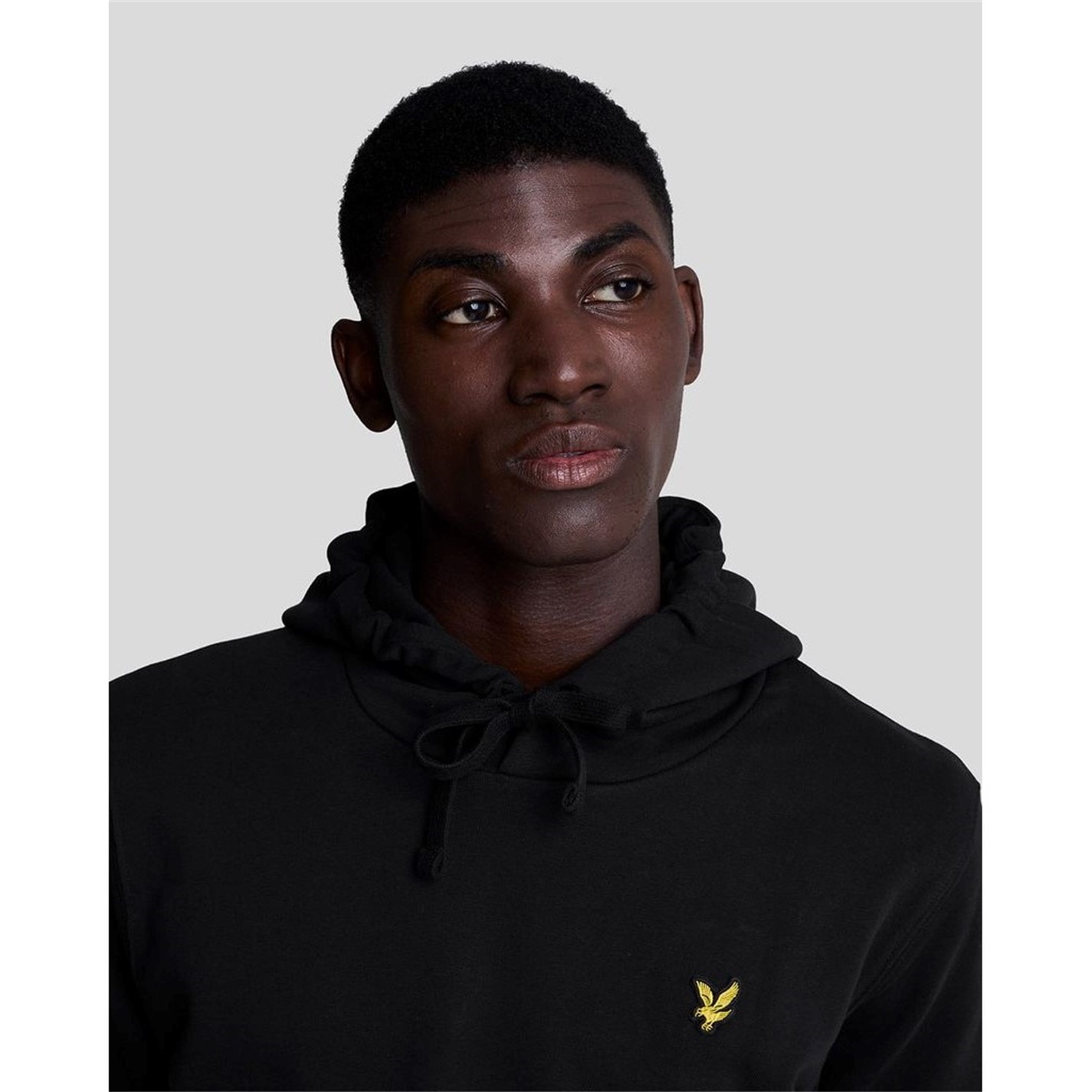 Mikina Lyle and Scott Jet Black Z865 8771395 Basic Logo Hoodie - 4