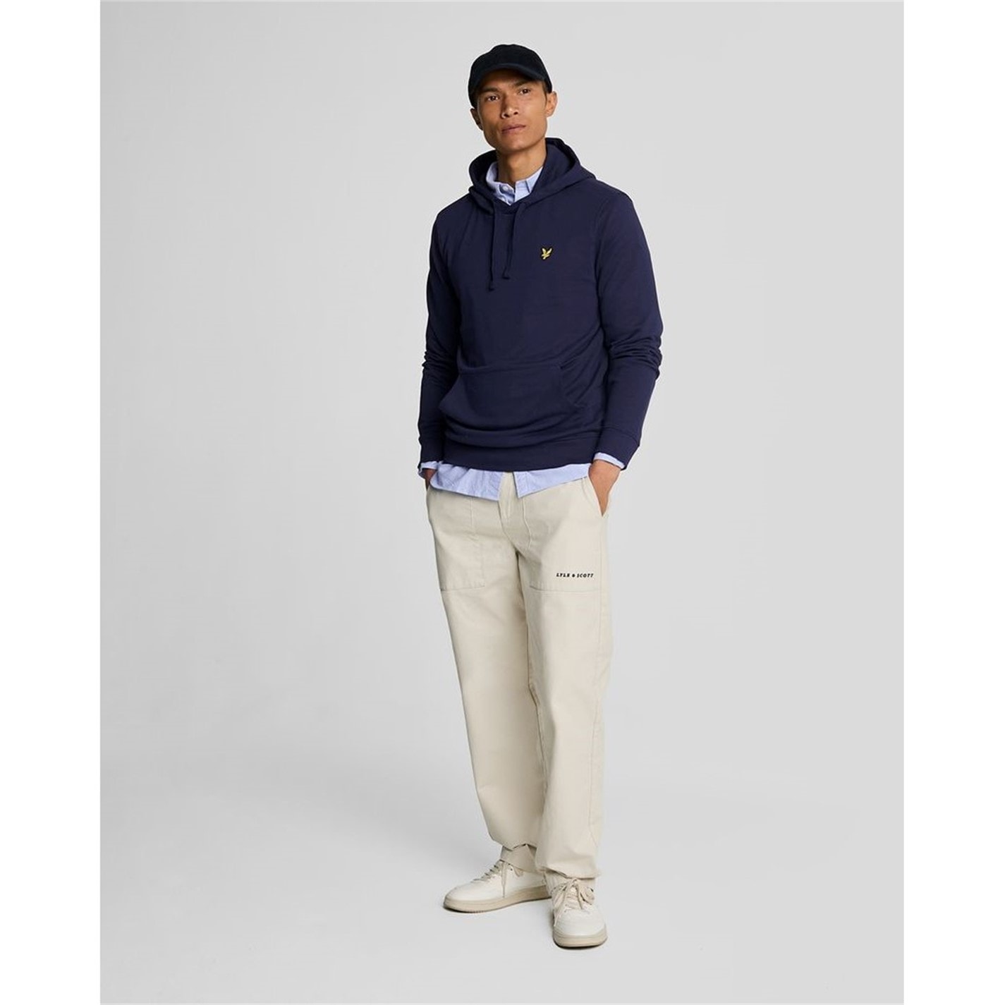 Mikina Lyle and Scott Navy Z99 6143195 Basic Logo Hoodie - 2