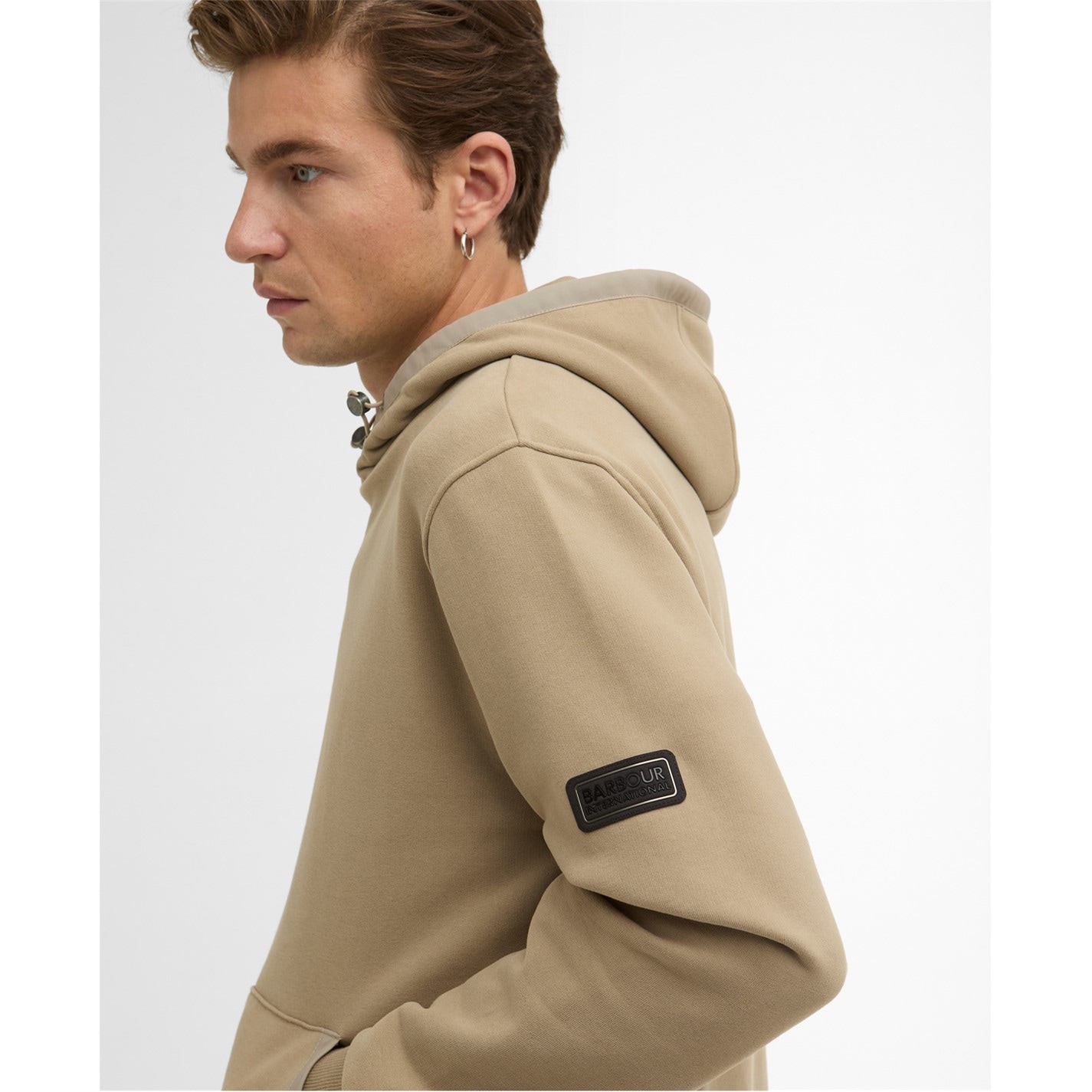 Mikina Barbour International Coriander SN14 407650 Mens Ethan Hoodie - 4