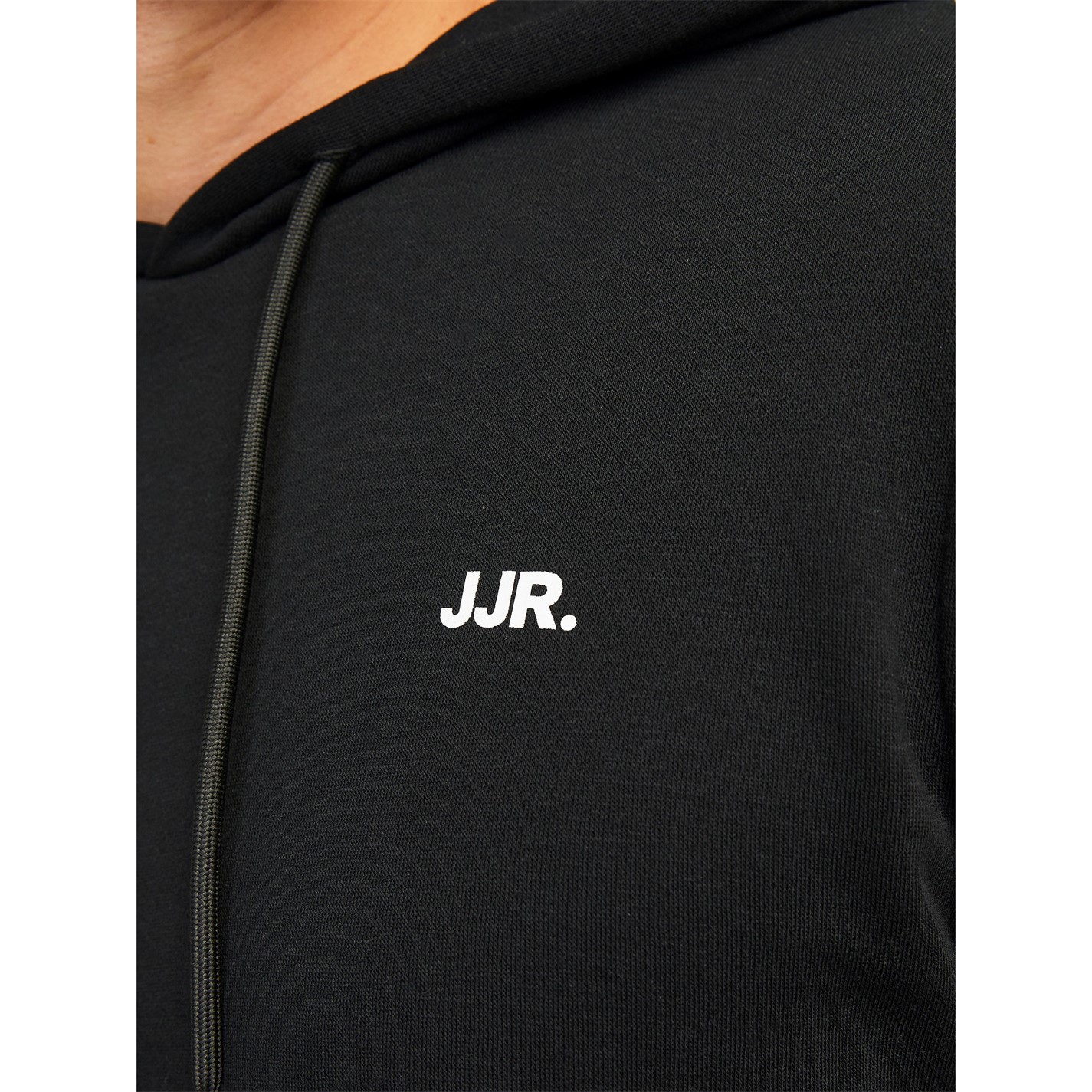 Mikina JJ Rebel Black 8734336 Men's Logo Hoodie - 5