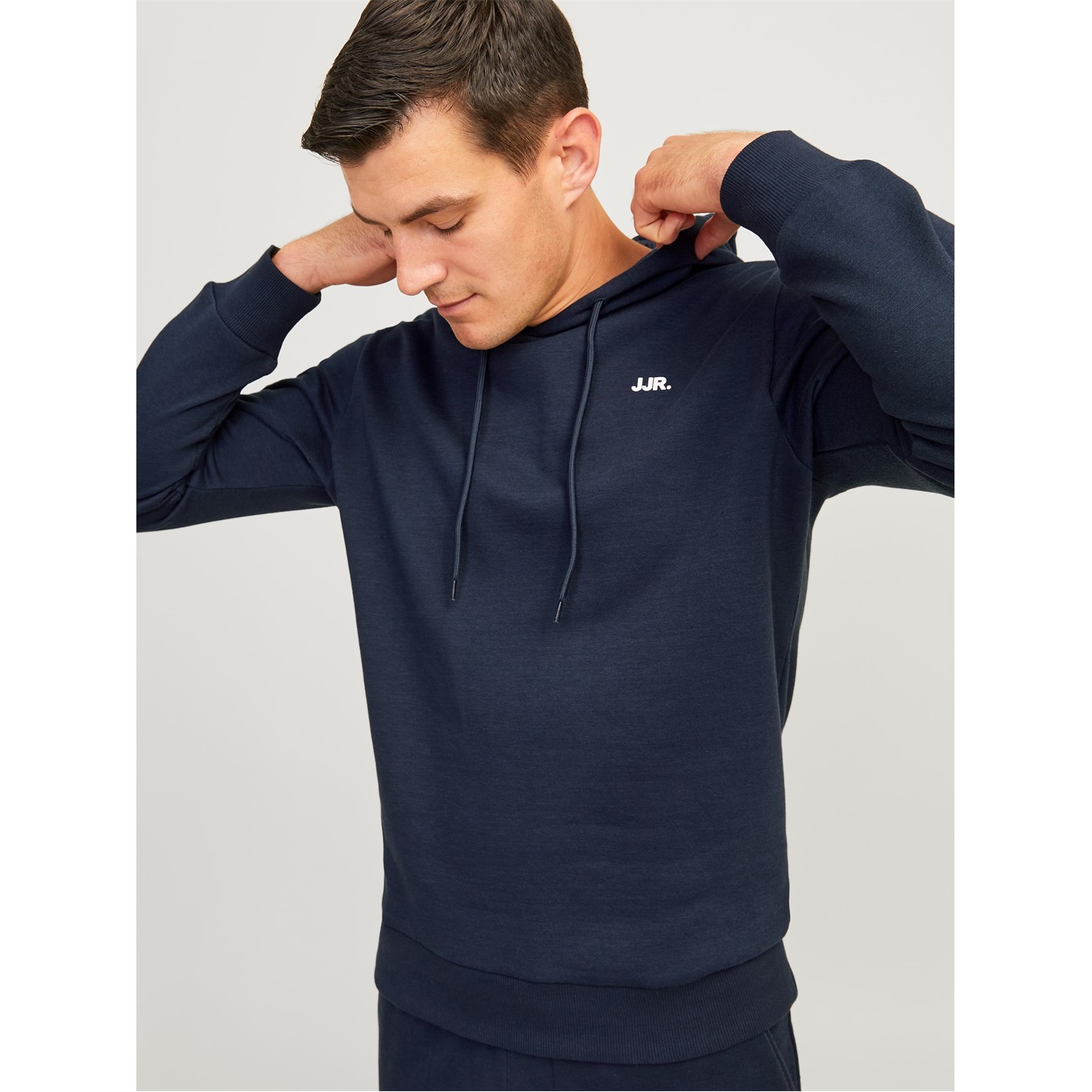 Mikina JJ Rebel Navy 2558133 Men's Logo Hoodie - 2