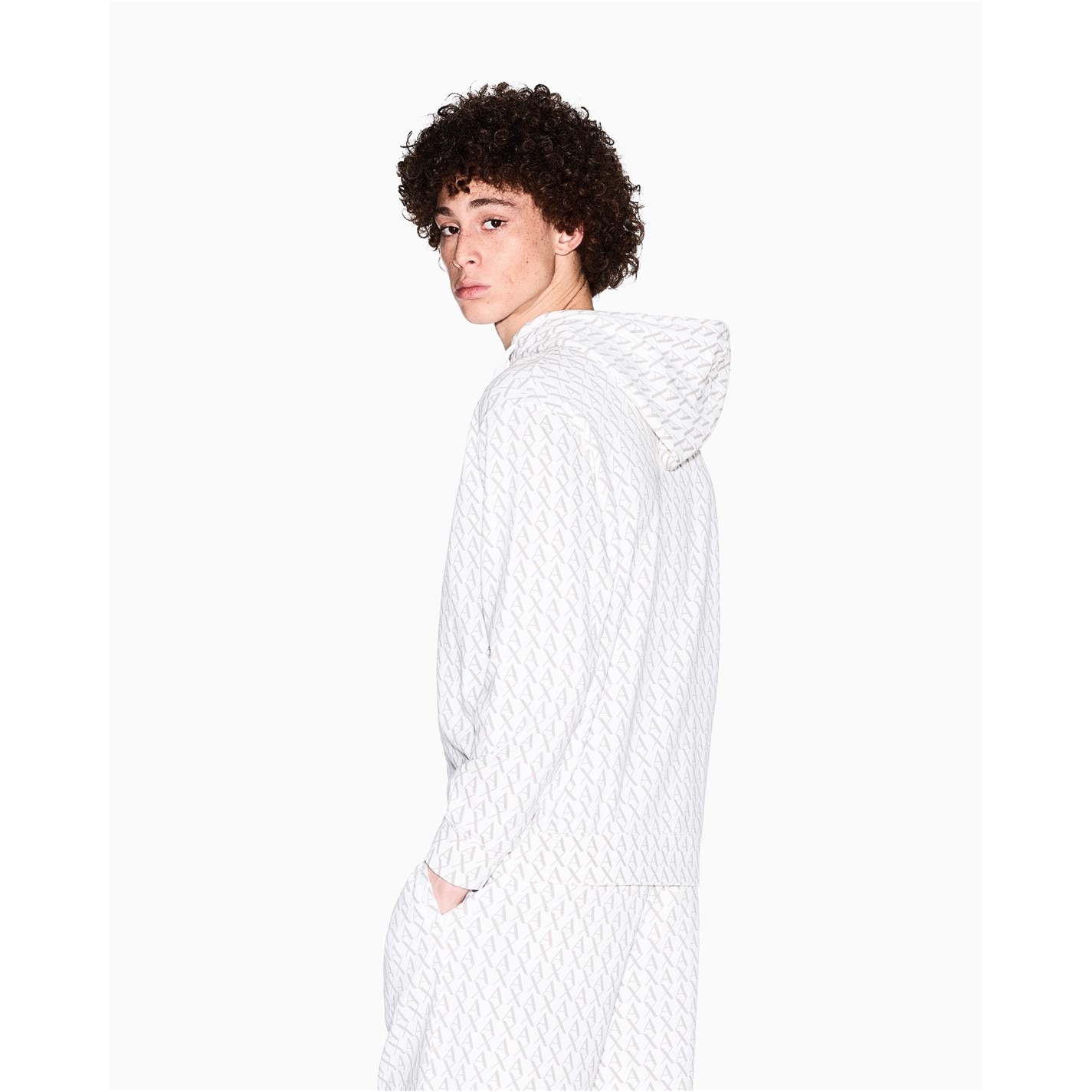 Mikina Armani Exchange Ash 450742 Logo Hoodie - 2