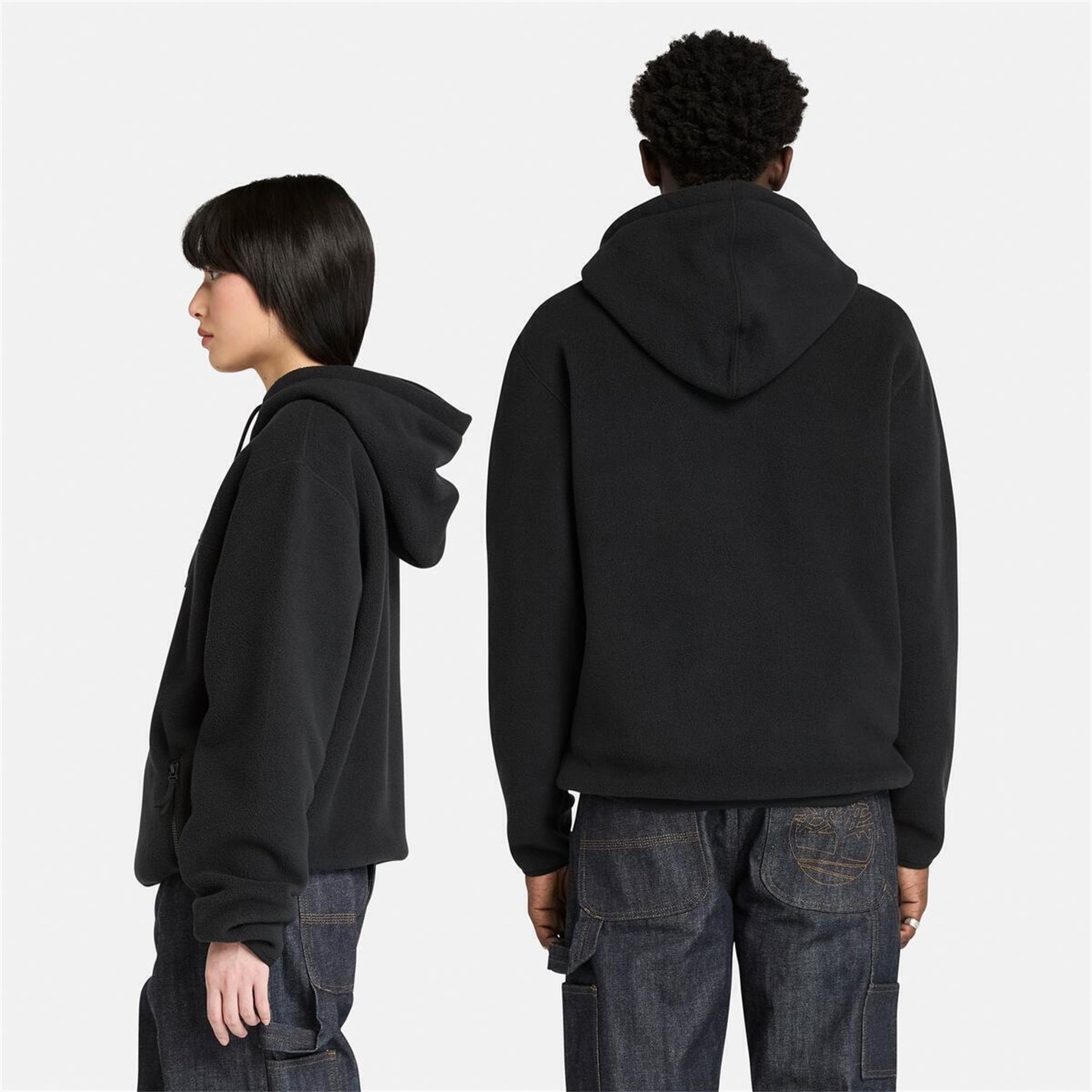Mikina Timberland Black 6577647 Men's Polar Badge Pullover Soft Fabric Hoodie - 4