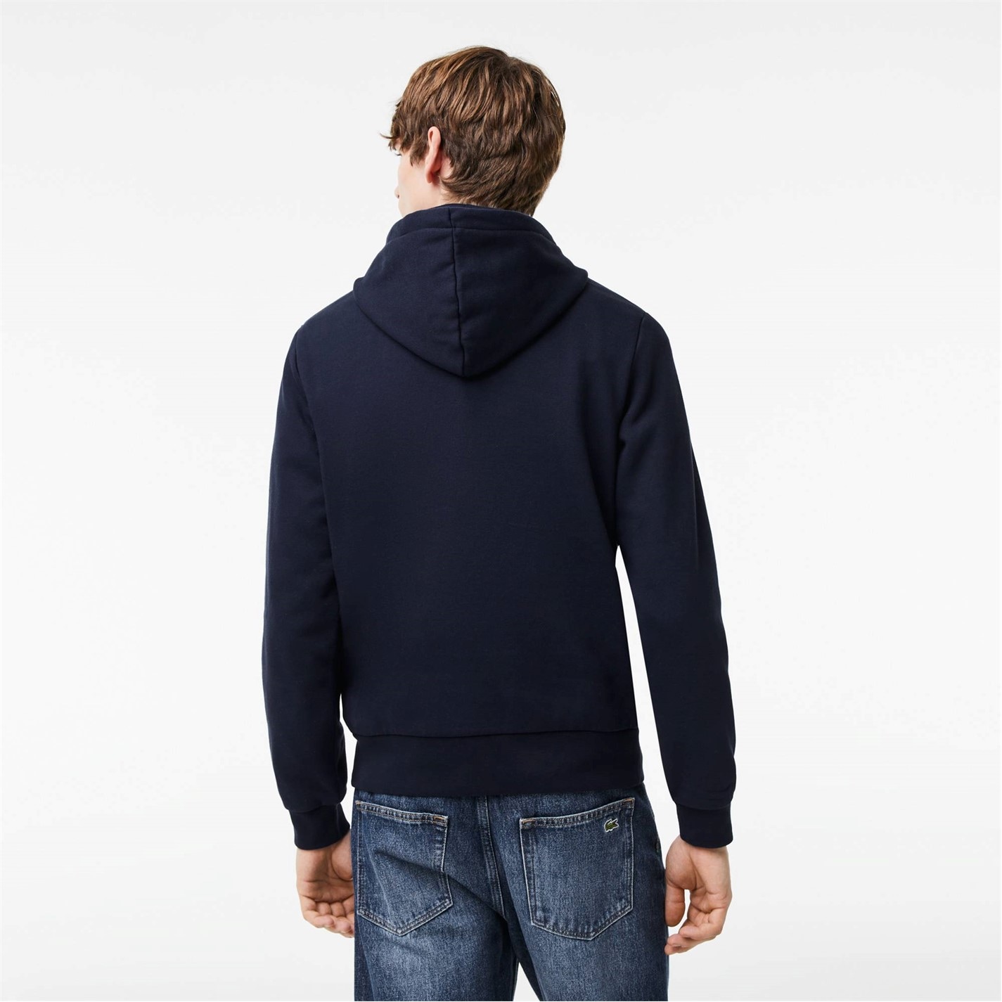Mikina Lacoste Navy 166 3957540 Men's Basic Over-the-head Hoodie - 3