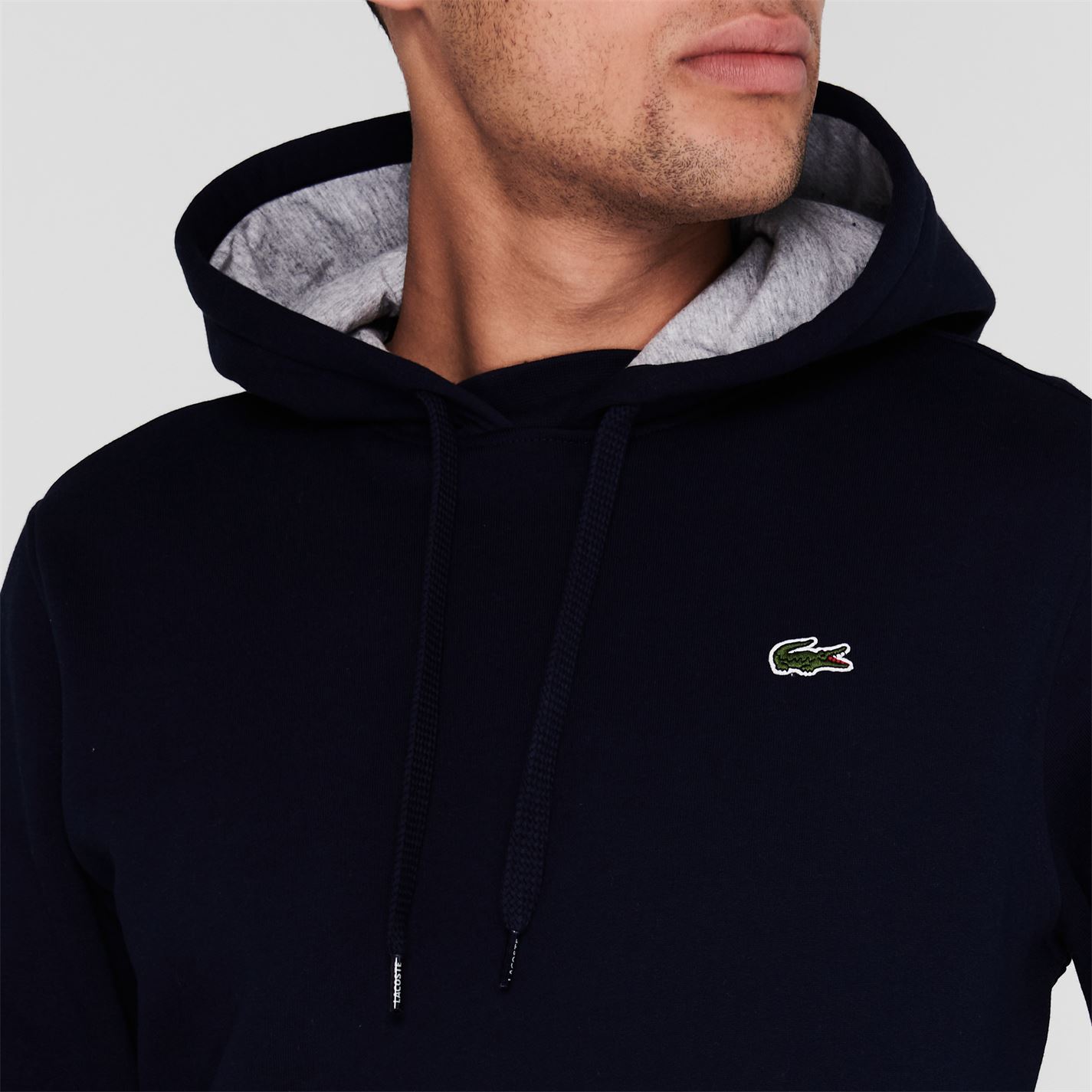 Mikina Lacoste Navy 166 3957540 Men's Basic Over-the-head Hoodie - 5