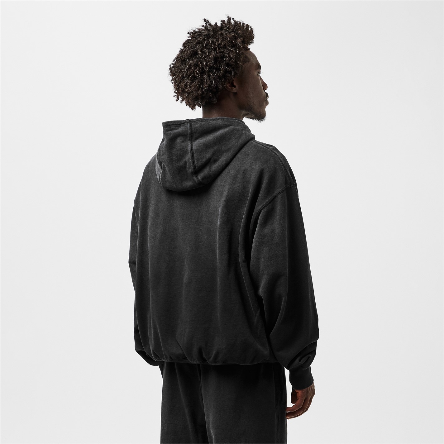Mikina BILLIONAIRE BOYS CLUB Washed Black 7724074 Men's Pull Over Hoodie - 4