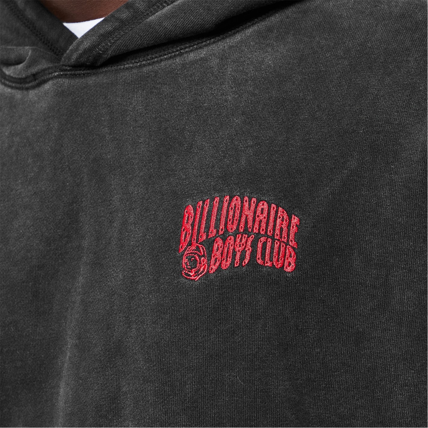 Mikina BILLIONAIRE BOYS CLUB Washed Black 7724074 Men's Pull Over Hoodie - 5
