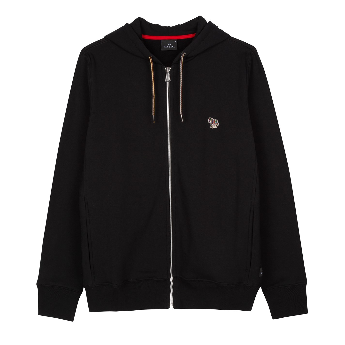 Mikina PS PAUL SMITH Black 79 8182082 Men's Full-Zip Zebra Logo Hoodie - 1