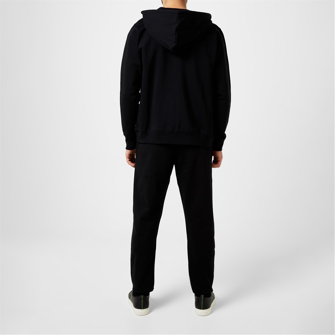 Mikina PS PAUL SMITH Black 79 8182082 Men's Full-Zip Zebra Logo Hoodie - 3