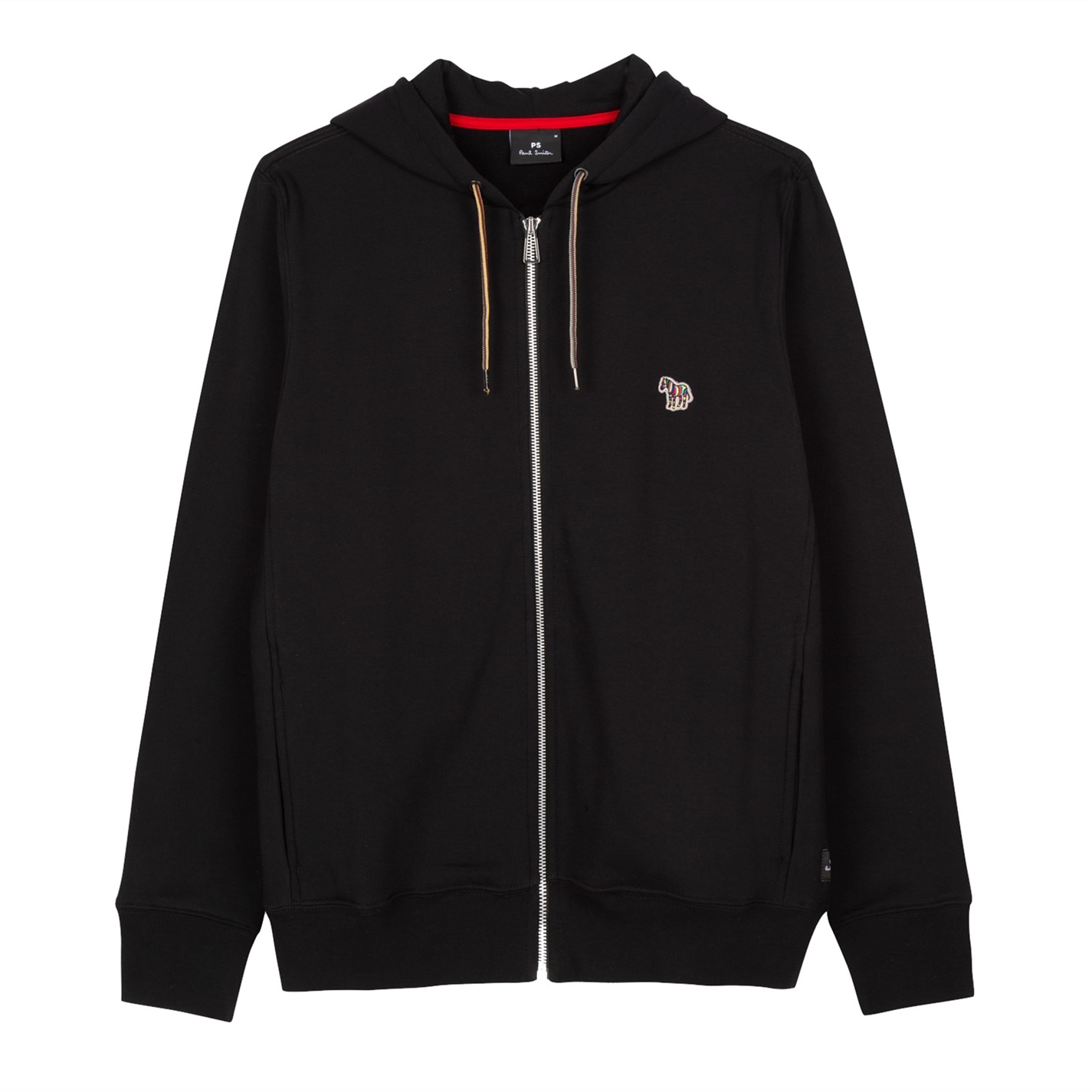 Mikina PS PAUL SMITH Black 79 8182082 Men's Full-Zip Zebra Logo Hoodie - 4