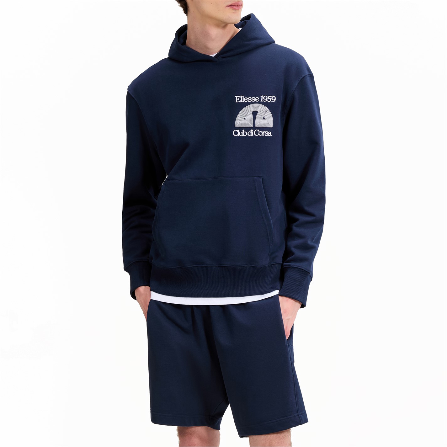 Mikina Ellesse Navy 1676554 Men's Overhead Hoodie - 2