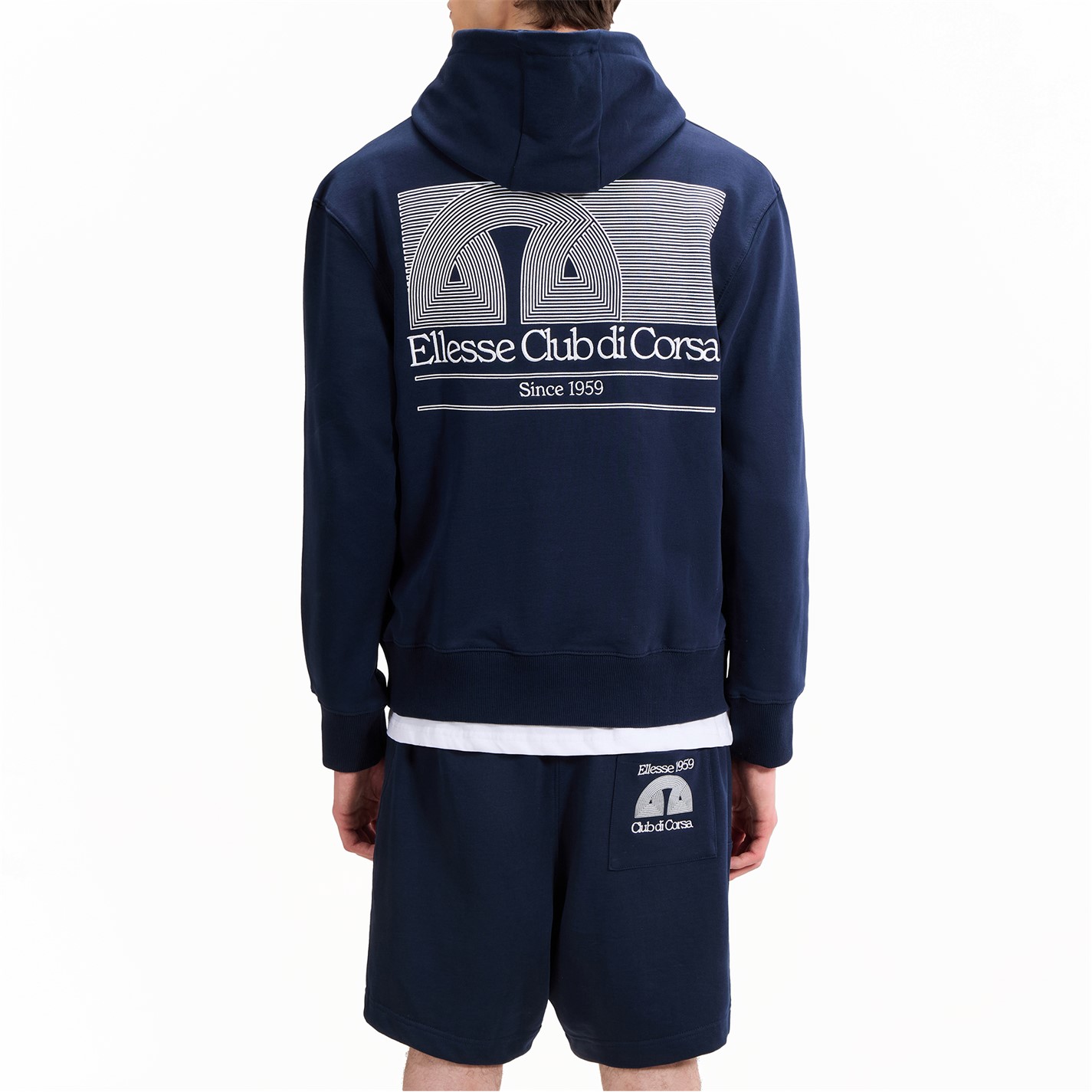 Mikina Ellesse Navy 1676554 Men's Overhead Hoodie - 3