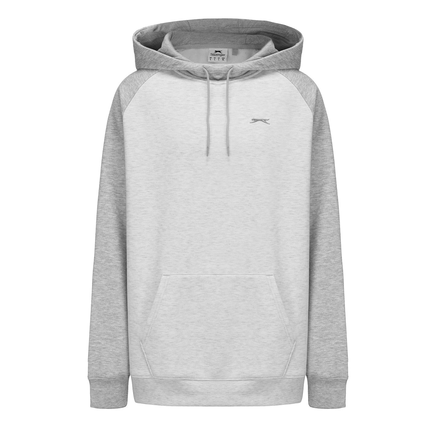 Mikina Slazenger Ice Marl 2646121 Fleece Contrast Hoodie Mens - 1